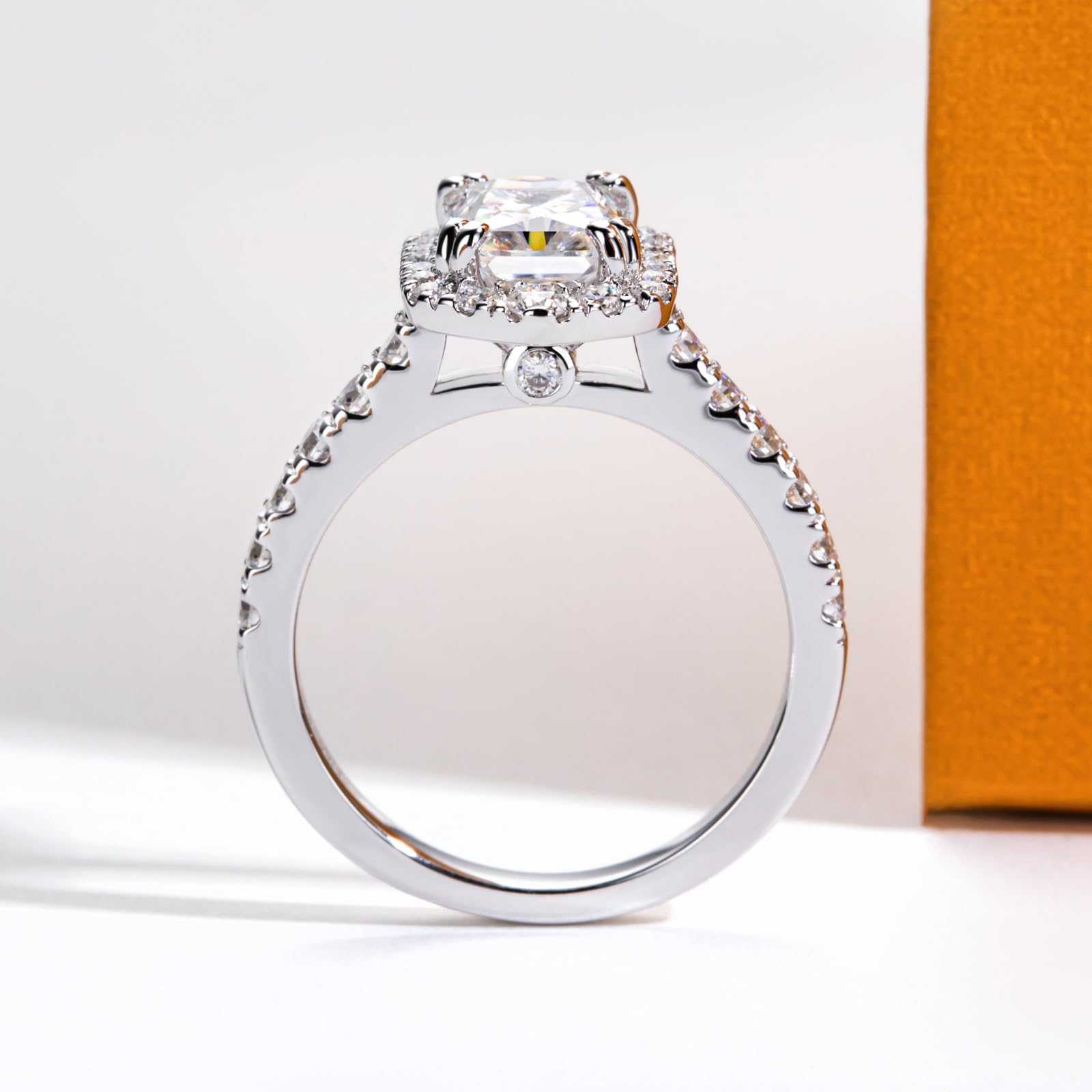 radiant cut diamond ring, solitaire rings, halo rings, gold rings, emerald cut engagement ring, gold rings for women, 14k gold rings, white gold rings, lab grown diamond rings, diamond rings for women, diamond rings, valentines gift for her, birthday gift for her, moissanite rings, 925 silver rings