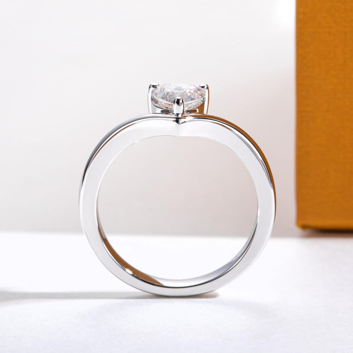 solitaire rings, gold rings, heart cut engagement ring, gold rings for women, 14k gold rings, white gold rings, lab grown diamond rings, diamond rings for women, diamond rings, valentines gift for her, birthday gift for her, moissanite rings