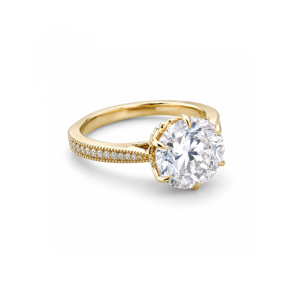 solitaire rings, halo rings, gold rings, engagement rings, engagement rings for women, moissanite engagement rings, gold rings for women, 14k gold rings, white gold rings, lab grown diamond rings, diamond rings for women, diamond rings, valentines gift for her, birthday gift for her, moissanite rings, 925 silver rings