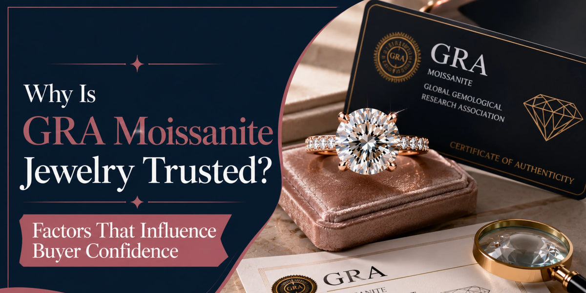 Why Is GRA Moissanite Jewelry Trusted? Factors That Influence Buyer Confidence