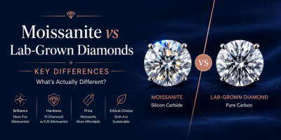 Moissanite vs Lab Grown Diamond: What's Actually Different?