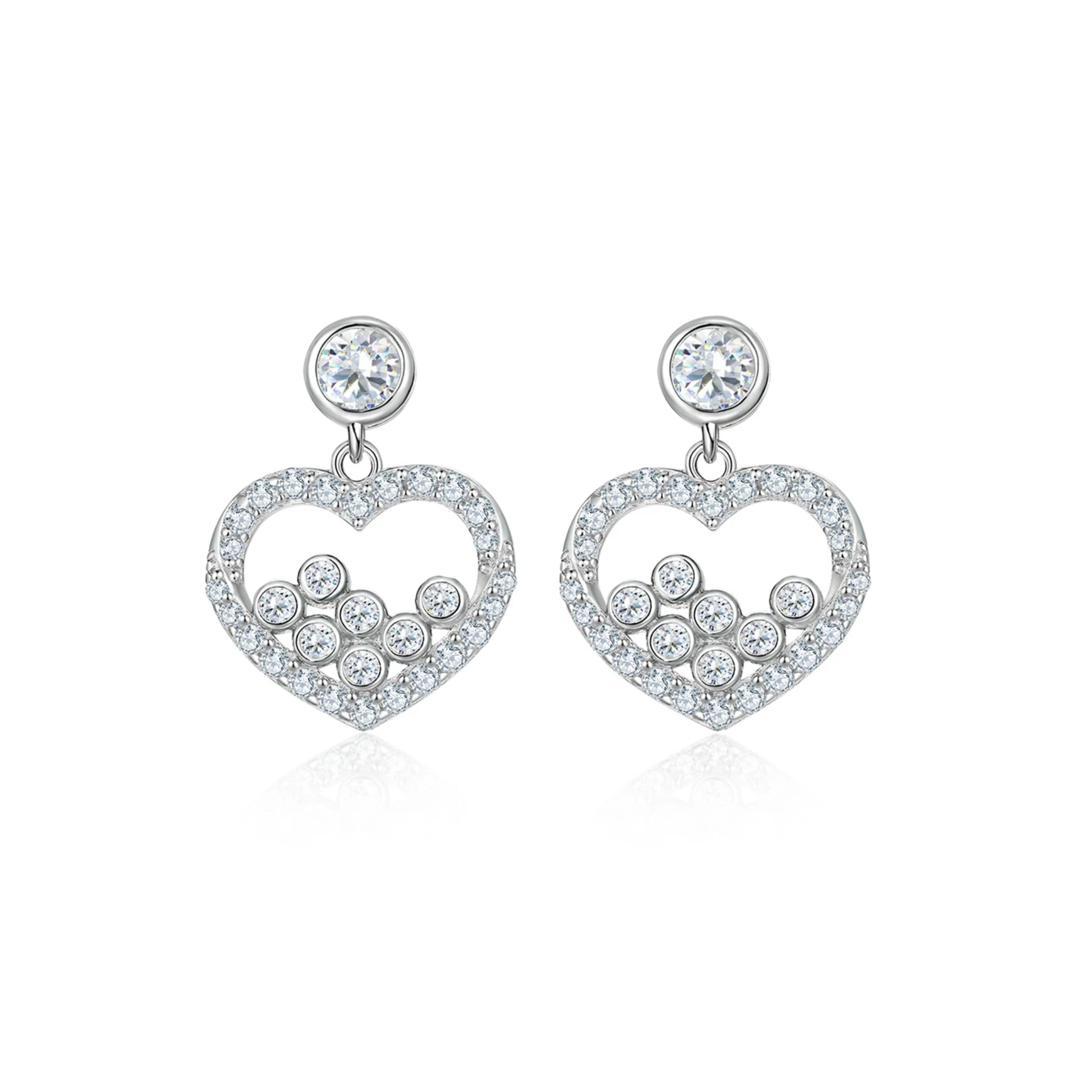 drop earrings, diamond drop earrings, gold drop earrings, silver drop earrings, diamond earrings, diamond earrings for women, lab grown diamond earrings, real diamond earrings, lab created diamond earrings, valentines gift for her, birthday gift for her