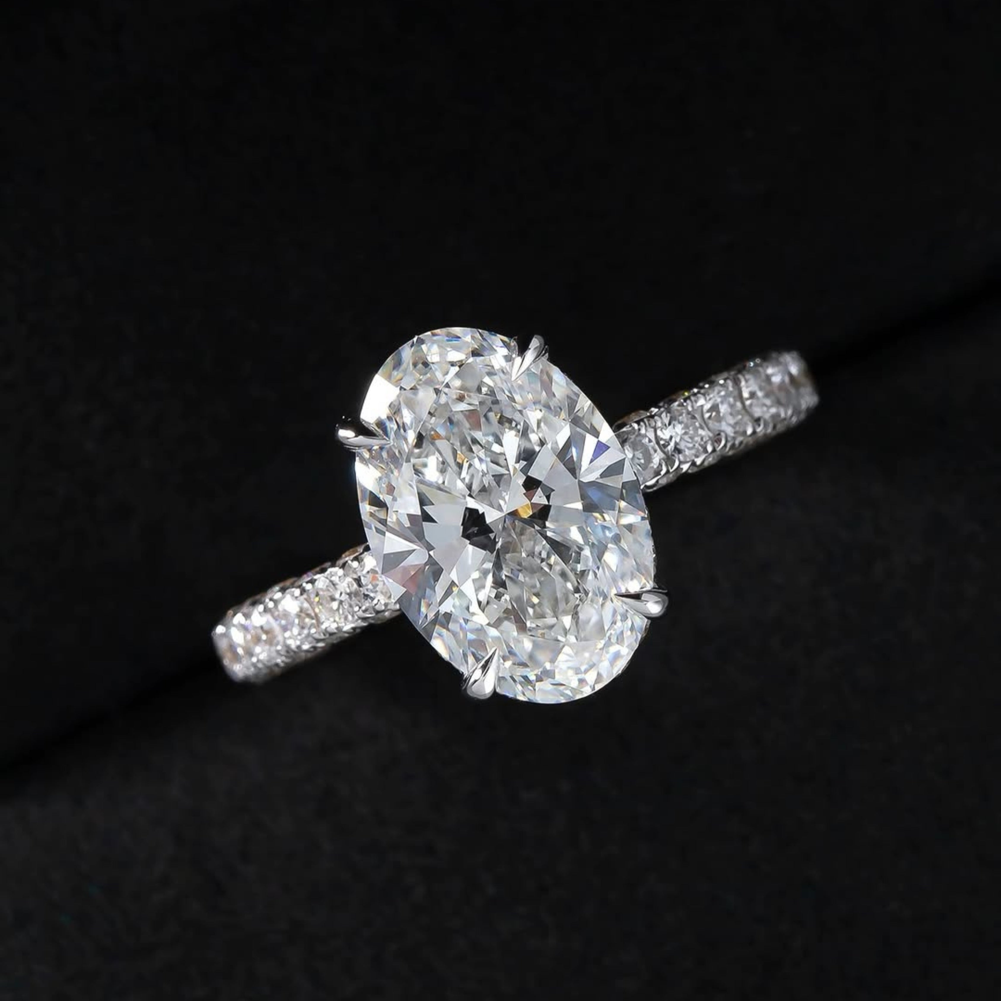 oval engagement rings, solitaire rings, halo rings, gold rings, engagement rings, engagement rings for women, moissanite engagement rings, round cut engagement ring, gold rings for women, 14k gold rings, white gold rings, lab grown diamond rings, diamond rings for women, diamond rings, valentines gift for her, birthday gift for her, moissanite rings, 925 silver rings