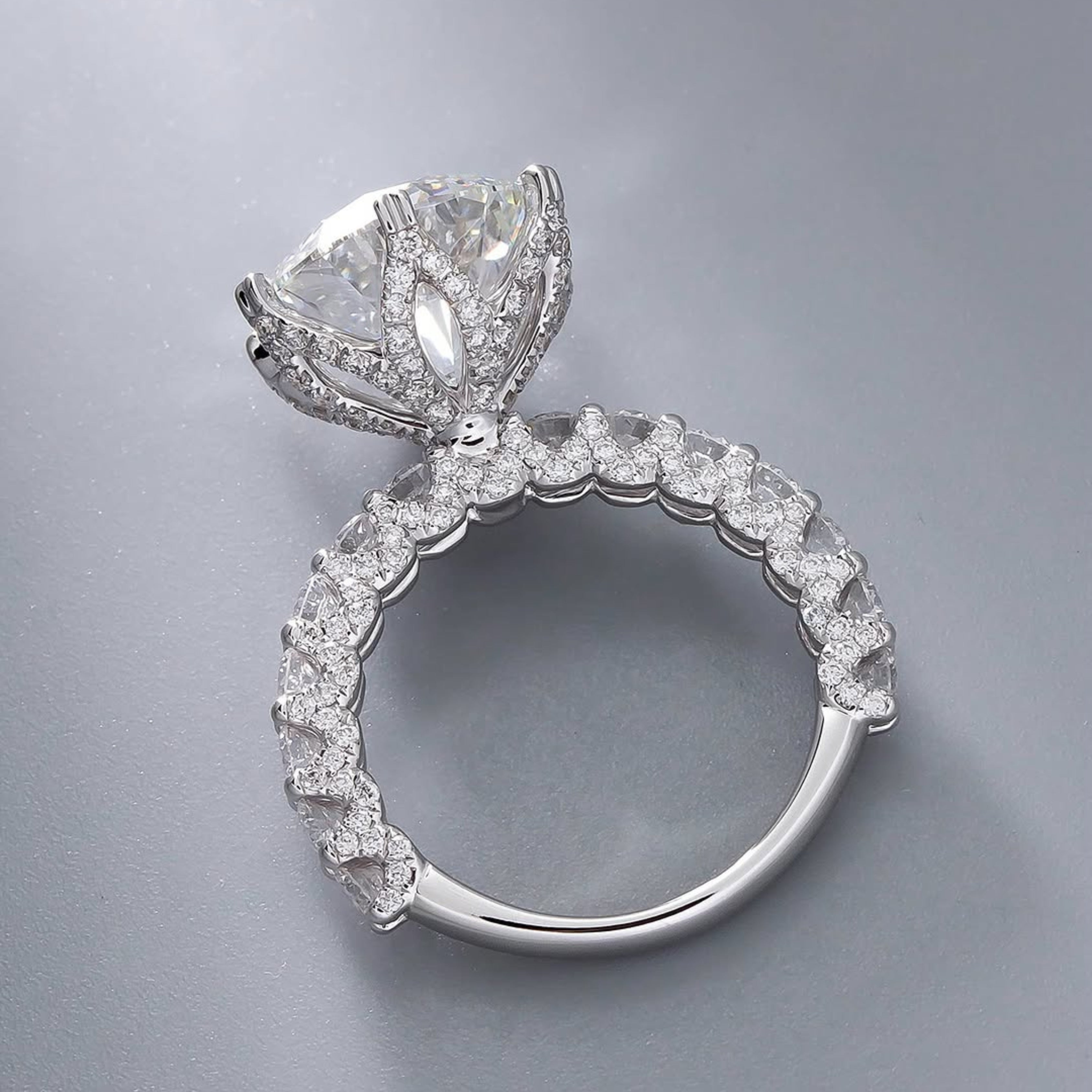 solitaire rings, halo rings, gold rings, engagement rings, engagement rings for women, moissanite engagement rings, round cut engagement ring, gold rings for women, 14k gold rings, white gold rings, lab grown diamond rings, diamond rings for women, diamond rings, valentines gift for her, birthday gift for her, moissanite rings