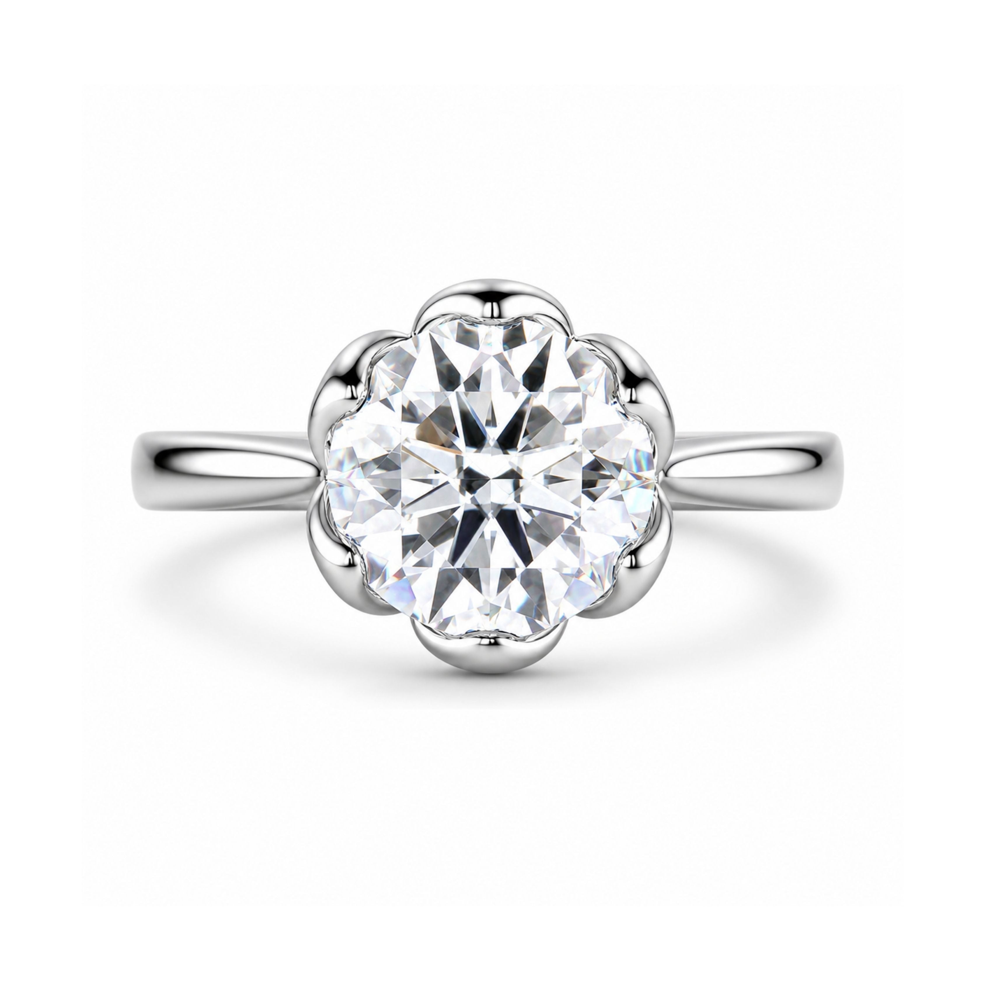 round cut diamond ring, solitaire rings, halo rings, gold rings, round cut engagement ring, gold rings for women, 14k gold rings, white gold rings, lab grown diamond rings, diamond rings for women, diamond rings, valentines gift for her, birthday gift for her, moissanite rings, 925 silver rings