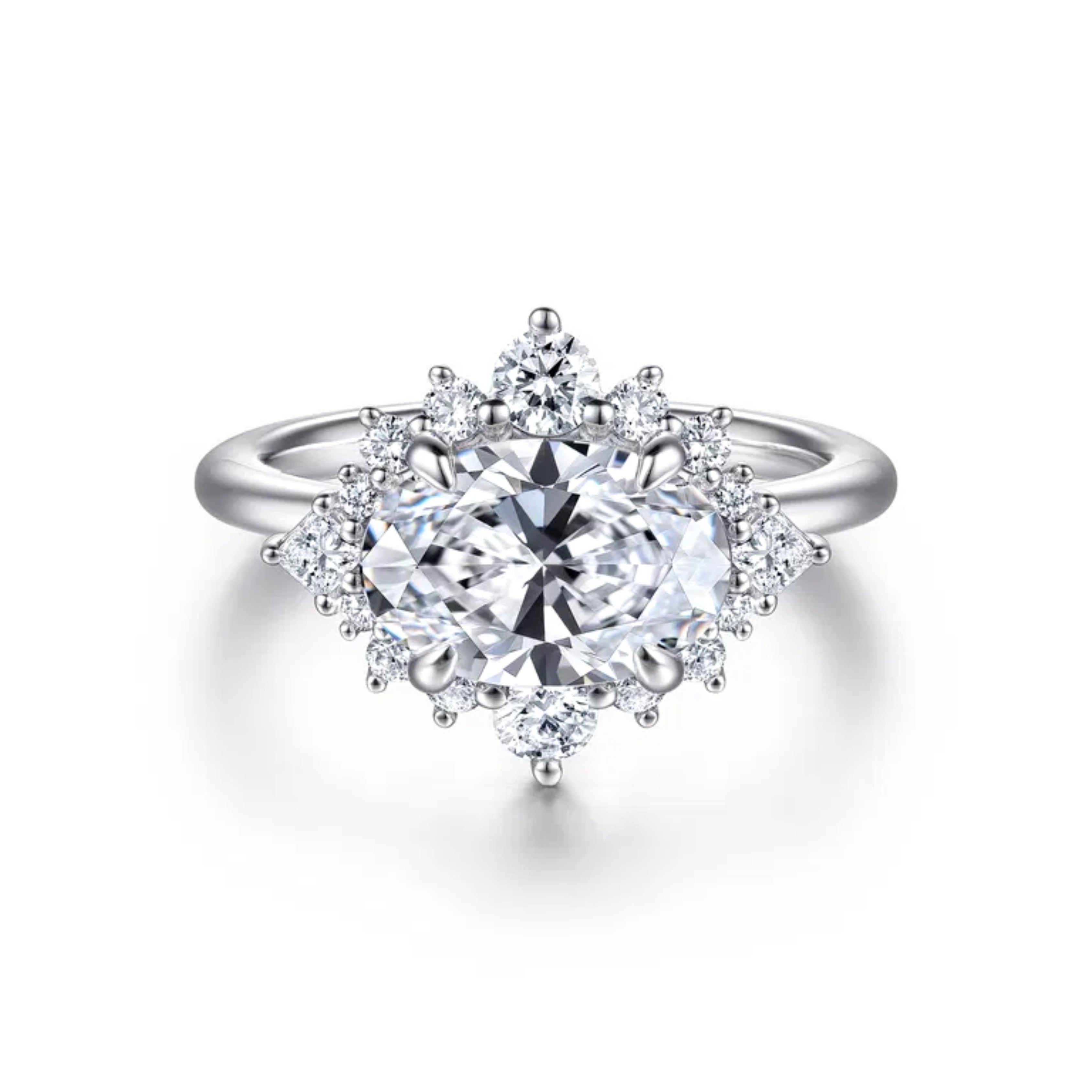 oval cut diamond ring, solitaire rings, halo rings, gold rings, oval cut engagement ring, gold rings for women, 14k gold rings, white gold rings, lab grown diamond rings, diamond rings for women, diamond rings, valentines gift for her, birthday gift for her, moissanite rings, 925 silver rings