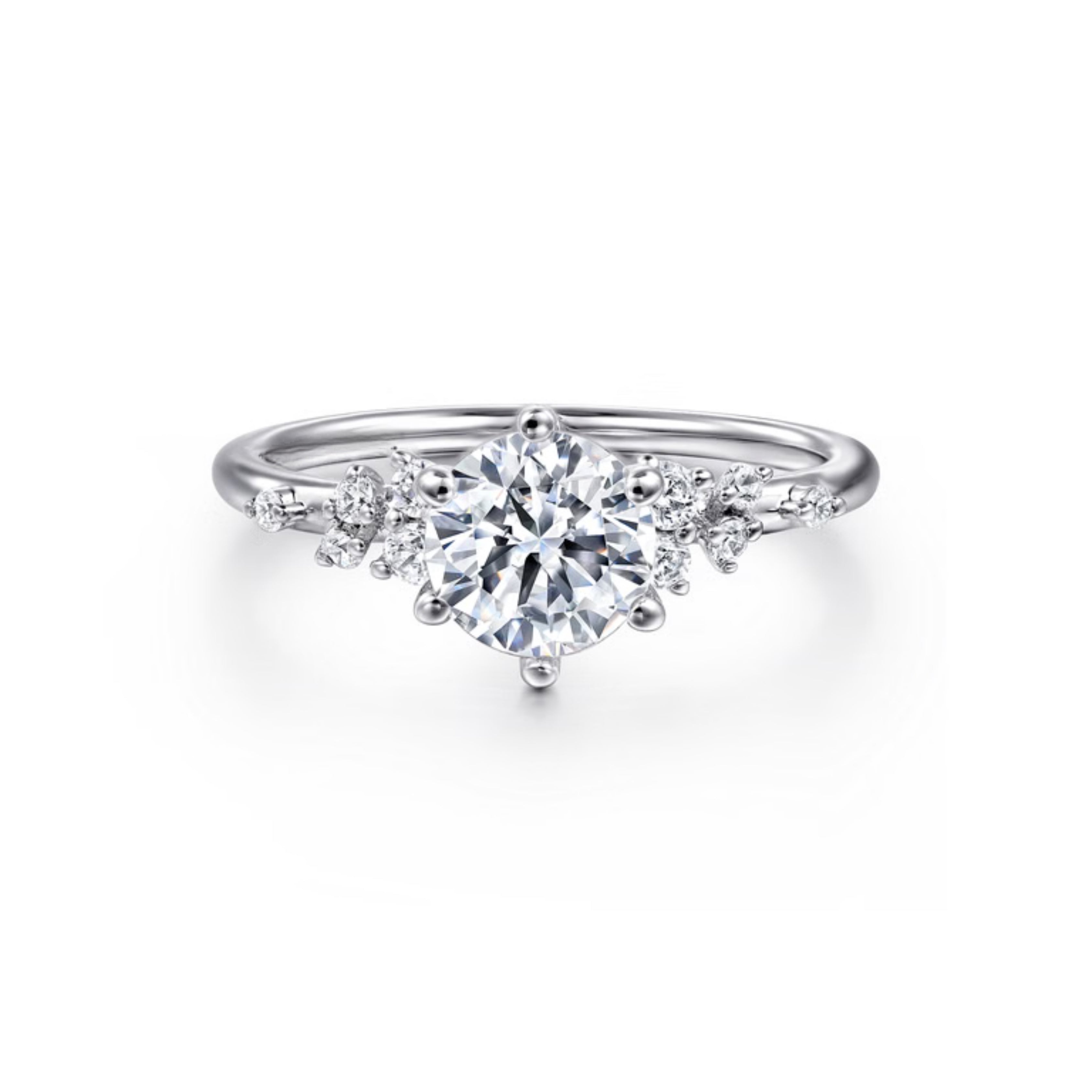 round cut diamond ring, solitaire rings, halo rings, gold rings, round cut engagement ring, gold rings for women, 14k gold rings, white gold rings, lab grown diamond rings, diamond rings for women, diamond rings, valentines gift for her, birthday gift for her, moissanite rings, 925 silver rings