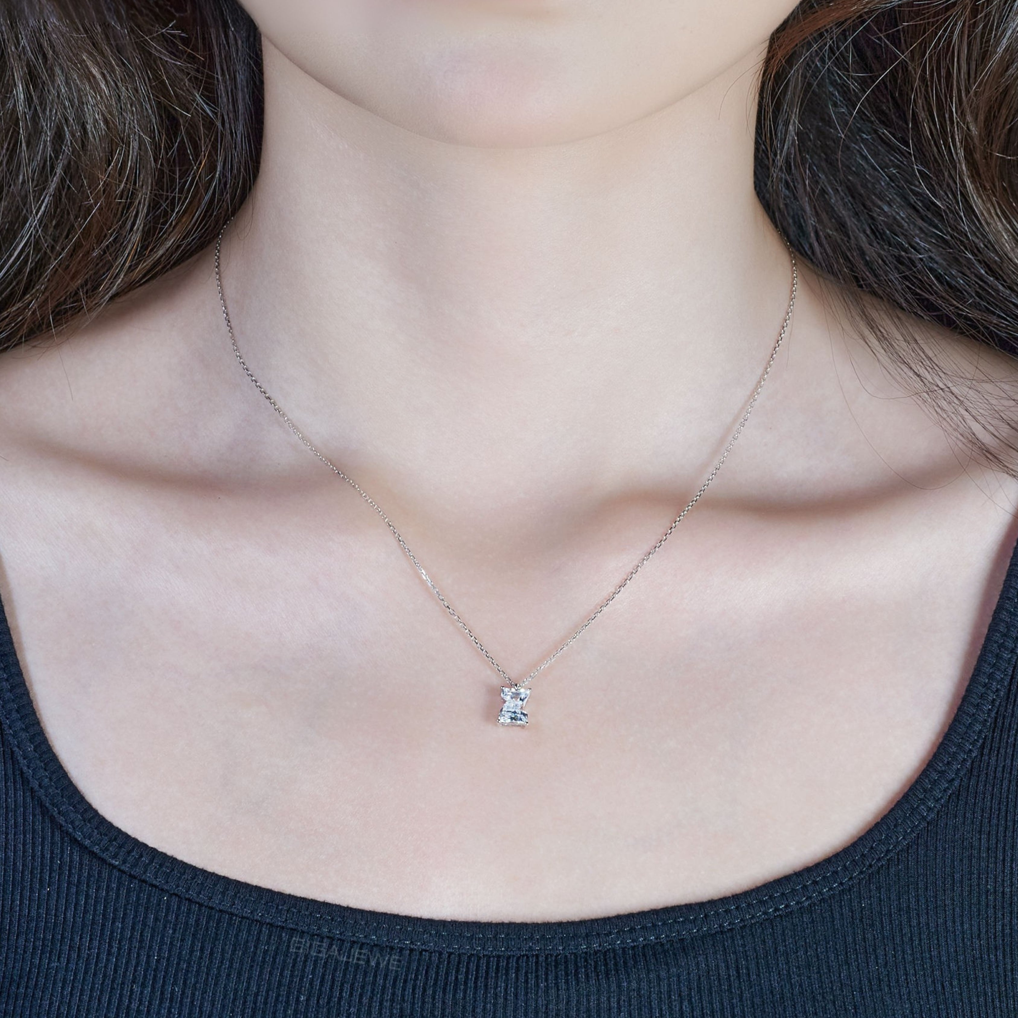 initial letter cut diamond, moissanite pendant, alphabetic pendant necklace, gold pendant necklace, silver pendant necklace, diamond pendant, custom moissanite pendant, gold necklace, gold necklace women, white gold necklace, 14k gold necklace, valentines gift for her, birthday gift for her, luxury statement necklace, moissanite pendant necklace, lab grown diamond pendant