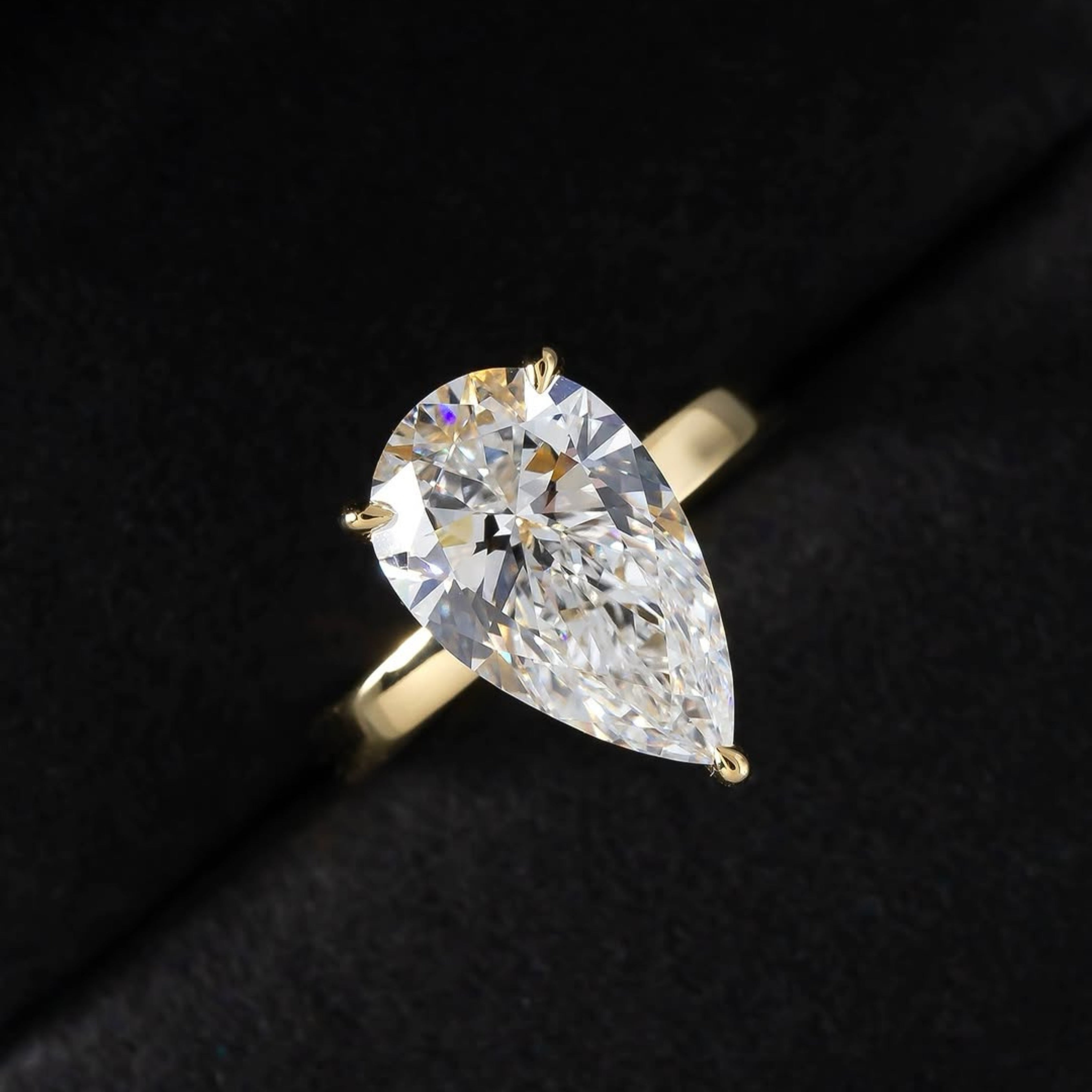 pear cut engagement ring, solitaire rings, halo rings, gold rings, engagement rings, engagement rings for women, moissanite engagement rings, round cut engagement ring, gold rings for women, 14k gold rings, white gold rings, lab grown diamond rings, diamond rings for women, diamond rings, valentines gift for her, birthday gift for her, moissanite rings, 925 silver rings