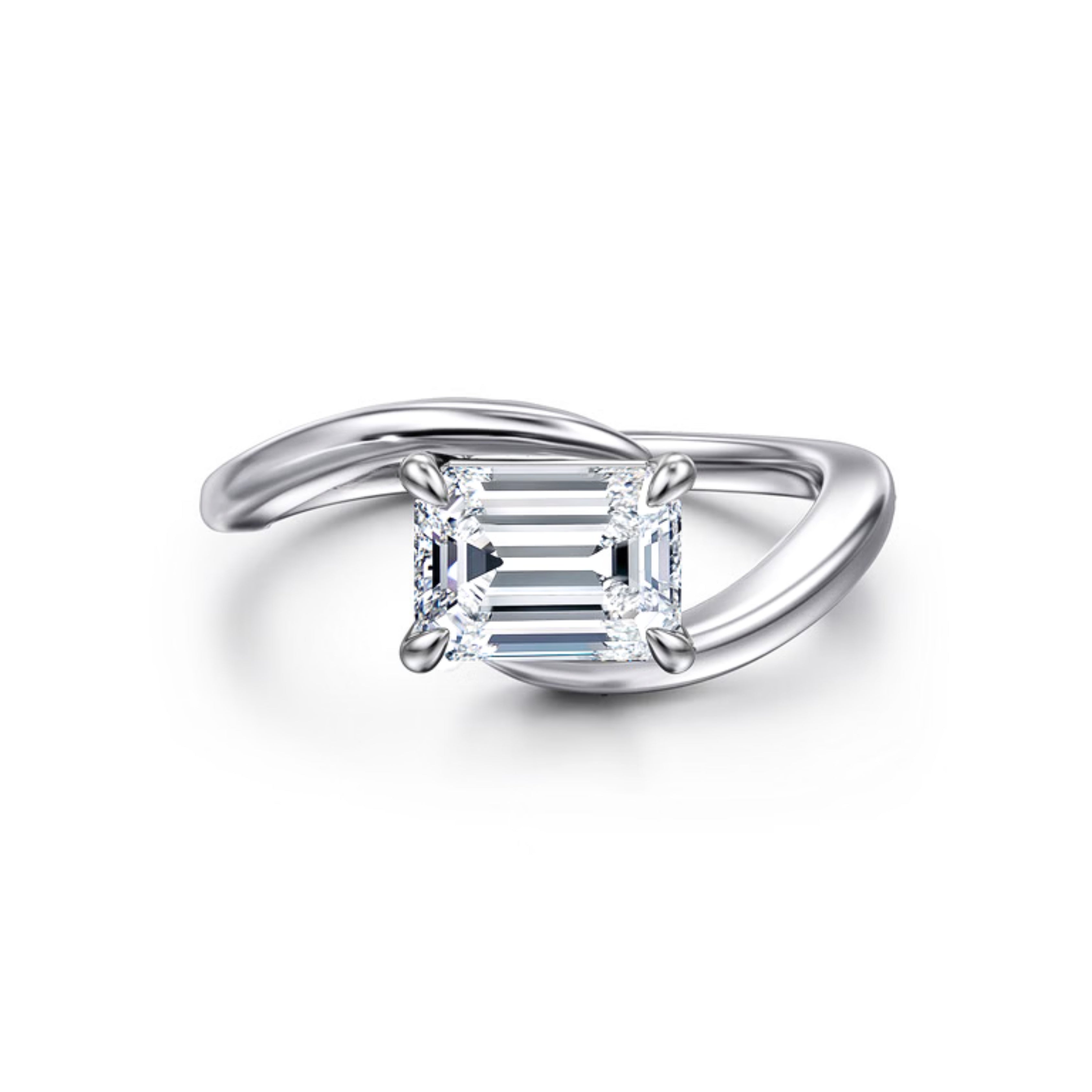 emerald cut diamond ring, solitaire rings, halo rings, gold rings, emerald cut engagement ring, gold rings for women, 14k gold rings, white gold rings, lab grown diamond rings, diamond rings for women, diamond rings, valentines gift for her, birthday gift for her, moissanite rings, 925 silver rings