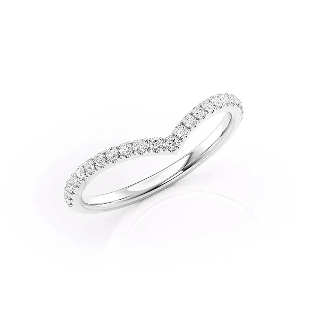 chevron ring, v shaped band, v shaped ring for her, chevron band, round cut diamond ring, round cut engagement ring, gold rings, eternity ring, engagement rings, engagement rings for women, moissanite engagement rings, gold rings for women, 14k gold rings, white gold rings, lab grown diamond rings, diamond rings for women, diamond rings, valentines gift for her, birthday gift for her, moissanite rings, 925 silver rings