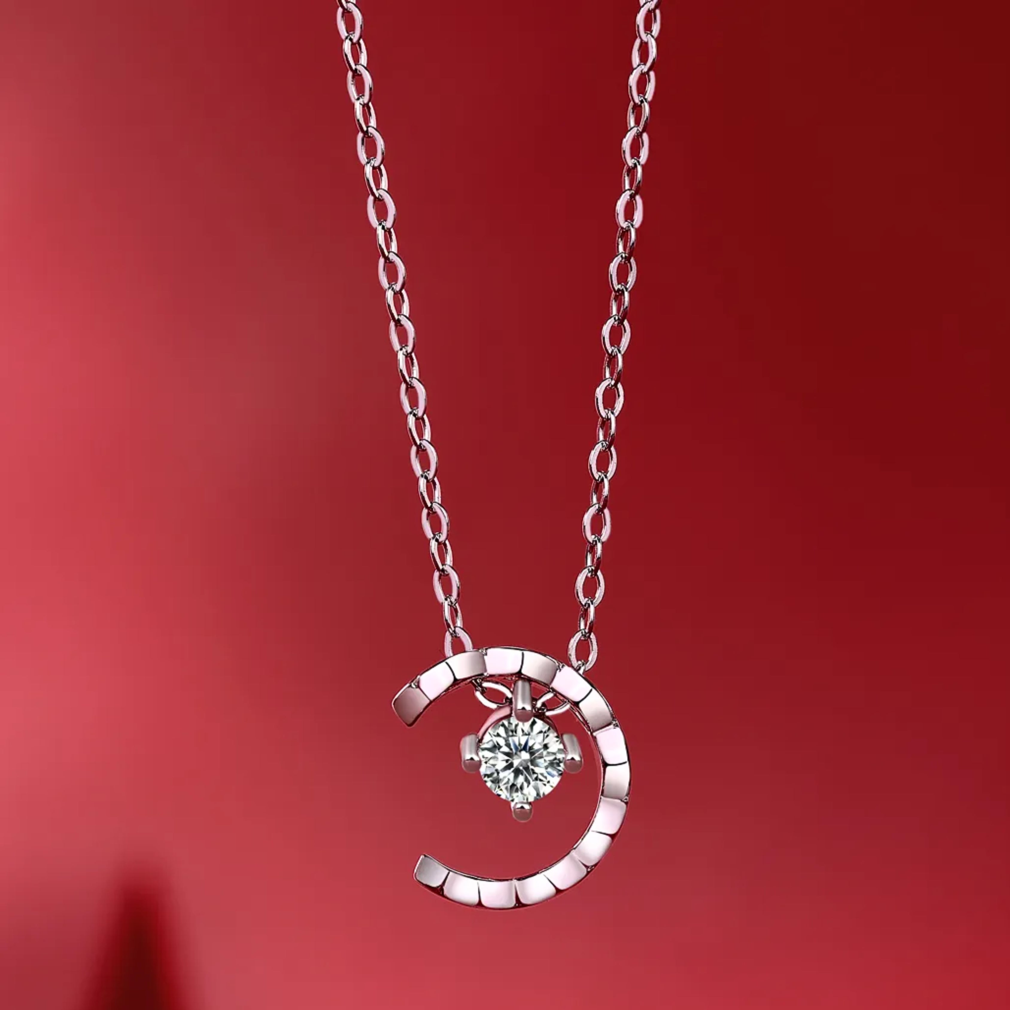 diamond necklace, initial necklace, gold necklace, pendant necklace, gold pendant necklace, silver pendant necklace, diamond pendant, custom moissanite pendant, floating pendant necklace, gold necklace, gold necklace women, white gold necklace, 14k gold necklace, valentines gift for her, birthday gift for her