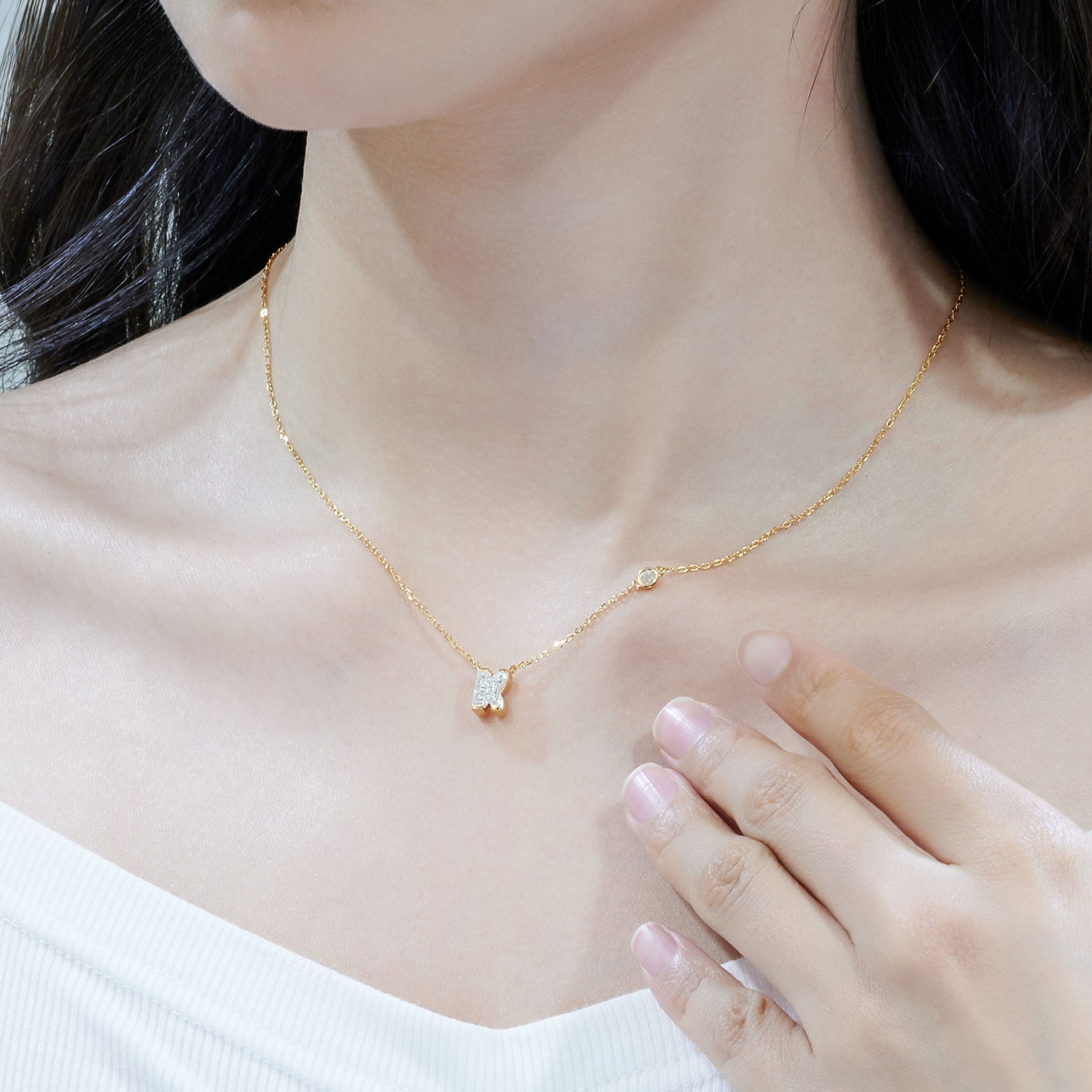 initial letter cut diamond, moissanite pendant, alphabetic pendant necklace, gold pendant necklace, silver pendant necklace, diamond pendant, custom moissanite pendant, gold necklace, gold necklace women, white gold necklace, 14k gold necklace, valentines gift for her, birthday gift for her, luxury statement necklace, moissanite pendant necklace, lab grown diamond pendant