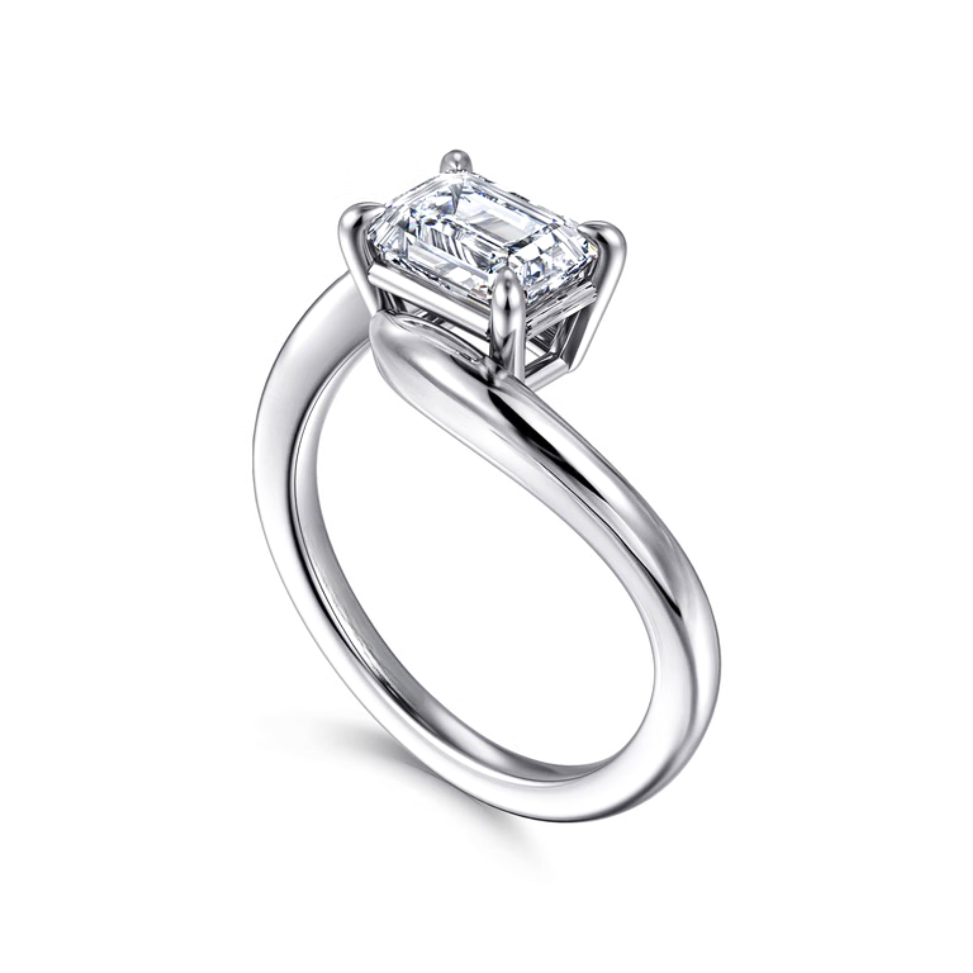 emerald cut diamond ring, solitaire rings, halo rings, gold rings, emerald cut engagement ring, gold rings for women, 14k gold rings, white gold rings, lab grown diamond rings, diamond rings for women, diamond rings, valentines gift for her, birthday gift for her, moissanite rings, 925 silver rings