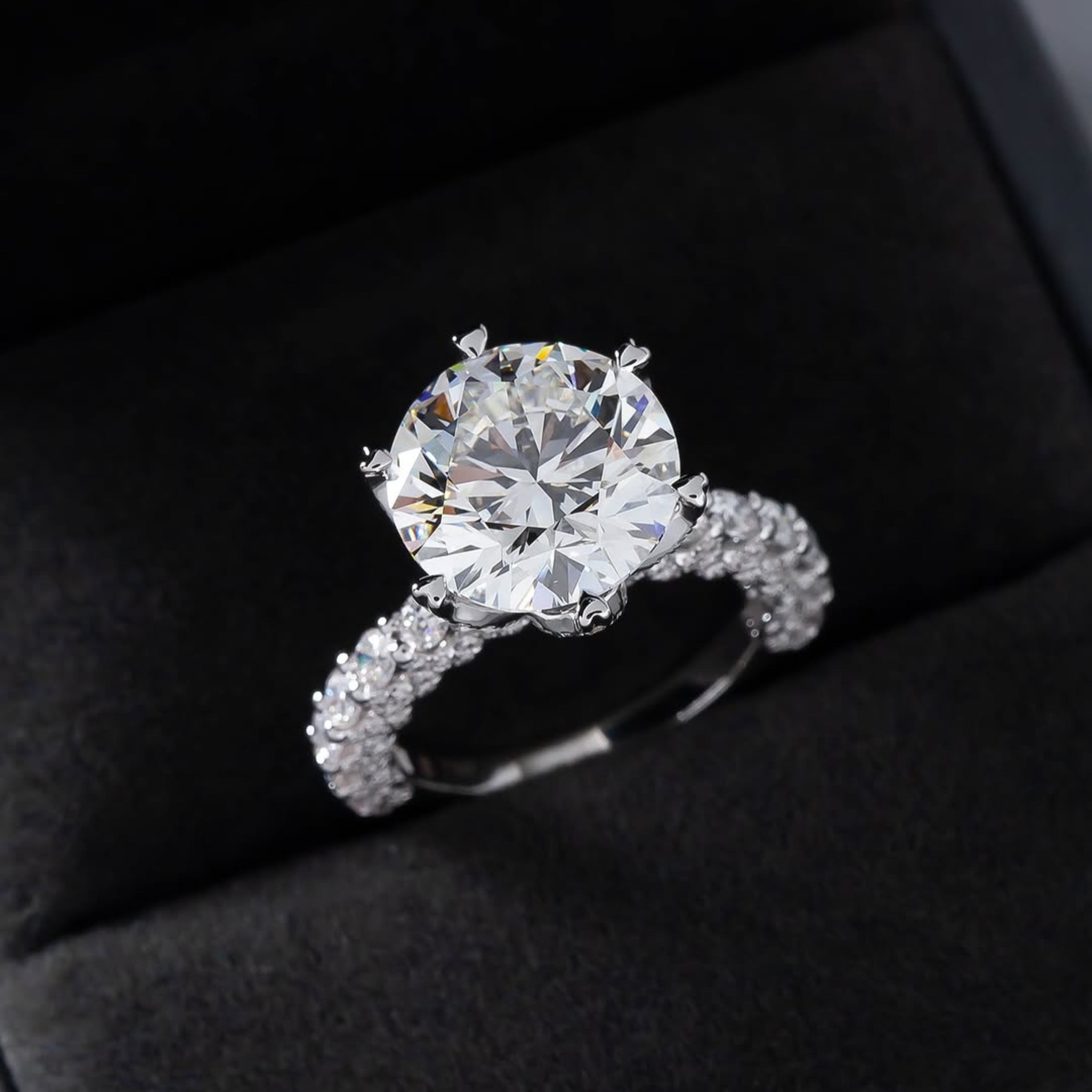 solitaire rings, halo rings, gold rings, engagement rings, engagement rings for women, moissanite engagement rings, round cut engagement ring, gold rings for women, 14k gold rings, white gold rings, lab grown diamond rings, diamond rings for women, diamond rings, valentines gift for her, birthday gift for her, moissanite rings