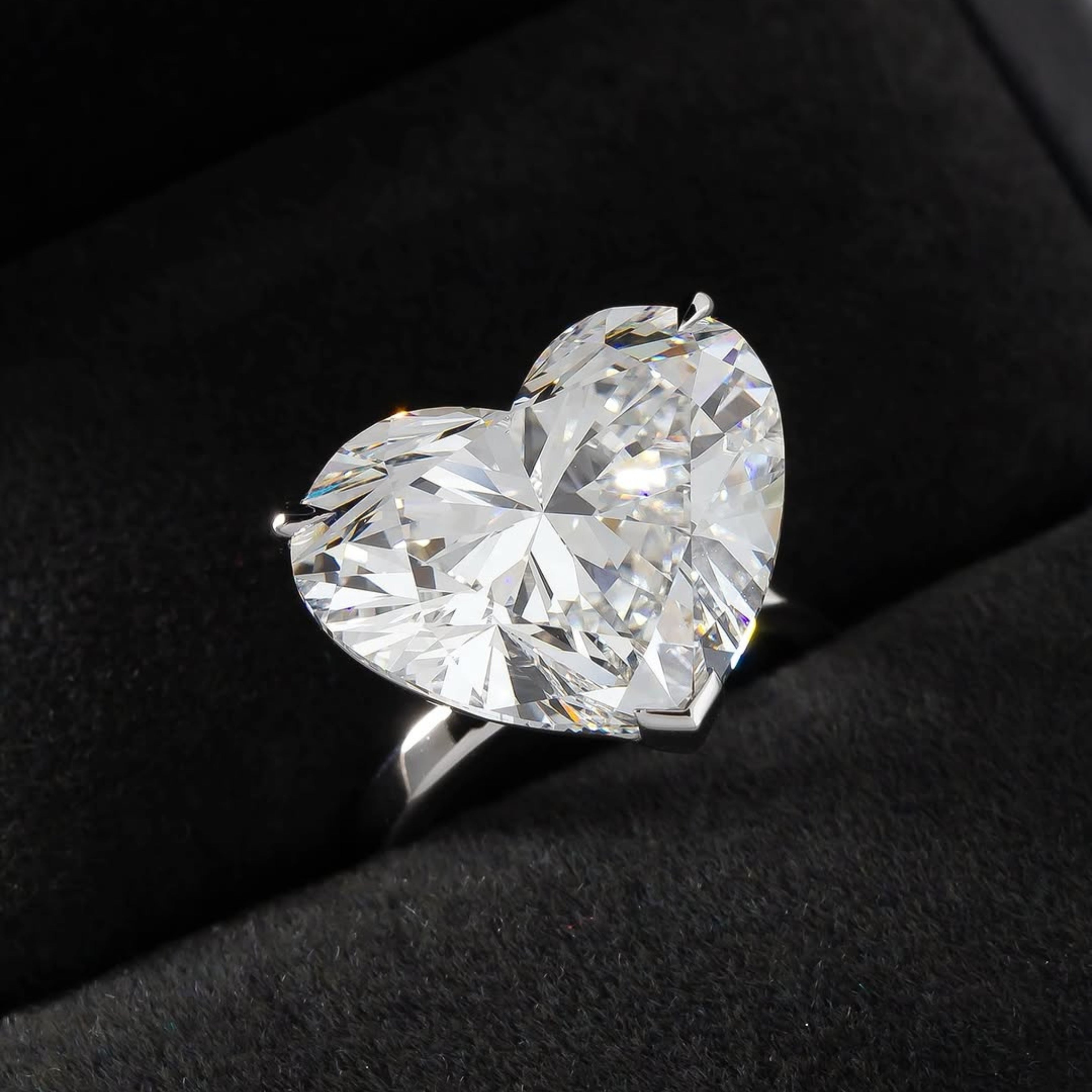 solitaire rings, gold rings, heart cut engagement ring, gold rings for women, 14k gold rings, white gold rings, lab grown diamond rings, diamond rings for women, diamond rings, valentines gift for her, birthday gift for her, moissanite rings