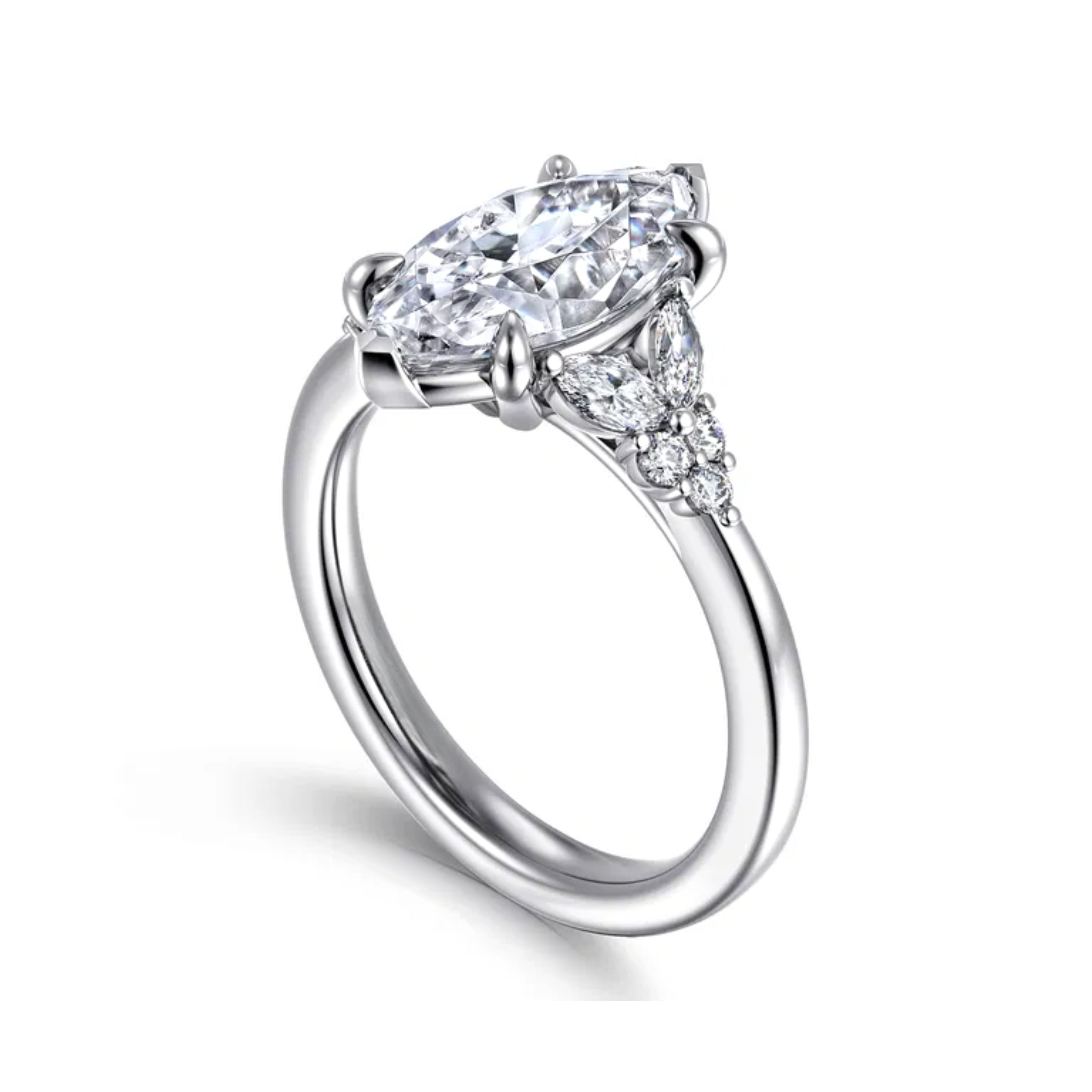marquise cut diamond ring, solitaire rings, halo rings, gold rings, marquise cut engagement ring, gold rings for women, 14k gold rings, white gold rings, lab grown diamond rings, diamond rings for women, diamond rings, valentines gift for her, birthday gift for her, moissanite rings, 925 silver rings