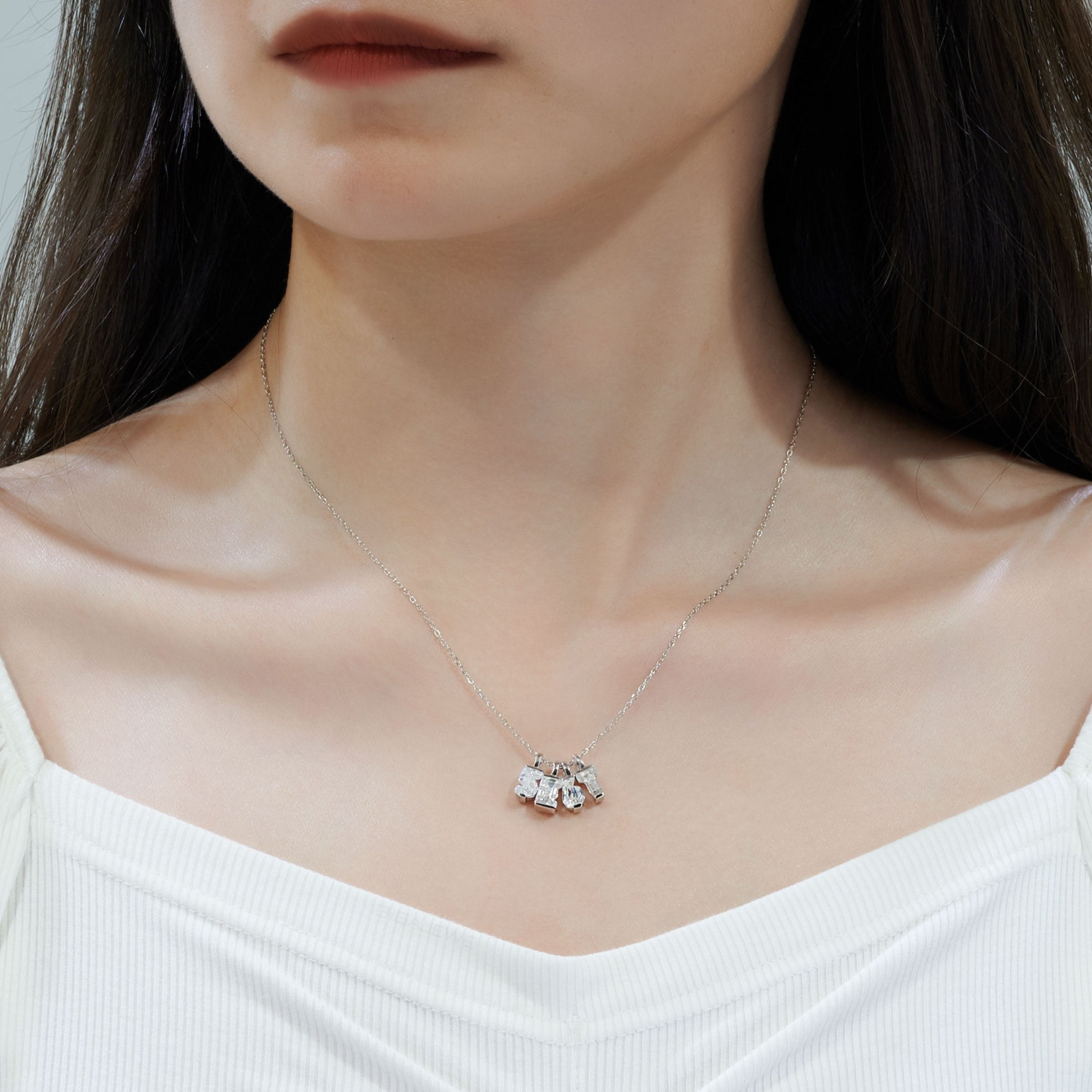 initial letter cut diamond, moissanite pendant, alphabetic pendant necklace, gold pendant necklace, silver pendant necklace, diamond pendant, custom moissanite pendant, gold necklace, gold necklace women, white gold necklace, 14k gold necklace, valentines gift for her, birthday gift for her, luxury statement necklace, moissanite pendant necklace, lab grown diamond pendant