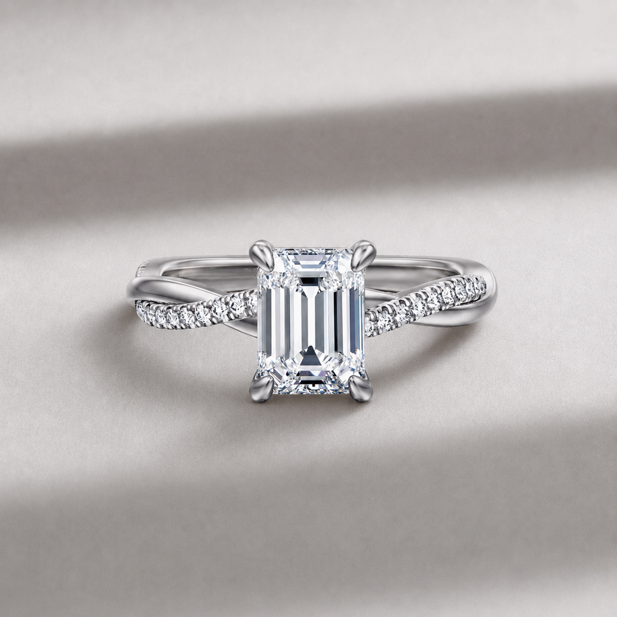 emerald cut diamond ring, solitaire rings, halo rings, gold rings, emerald cut engagement ring, gold rings for women, 14k gold rings, white gold rings, lab grown diamond rings, diamond rings for women, diamond rings, valentines gift for her, birthday gift for her, moissanite rings, 925 silver rings
