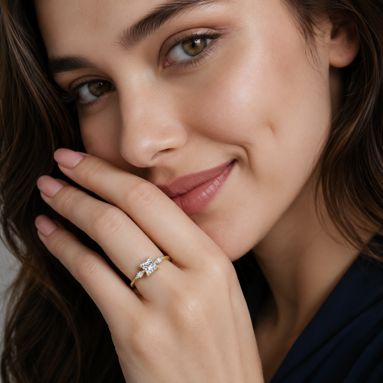 princess cut diamond ring, solitaire rings, halo rings, gold rings, princess cut engagement ring, gold rings for women, 14k gold rings, white gold rings, lab grown diamond rings, diamond rings for women, diamond rings, valentines gift for her, birthday gift for her, moissanite rings, 925 silver rings