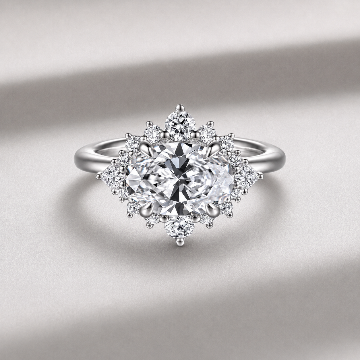 oval cut diamond ring, solitaire rings, halo rings, gold rings, oval cut engagement ring, gold rings for women, 14k gold rings, white gold rings, lab grown diamond rings, diamond rings for women, diamond rings, valentines gift for her, birthday gift for her, moissanite rings, 925 silver rings
