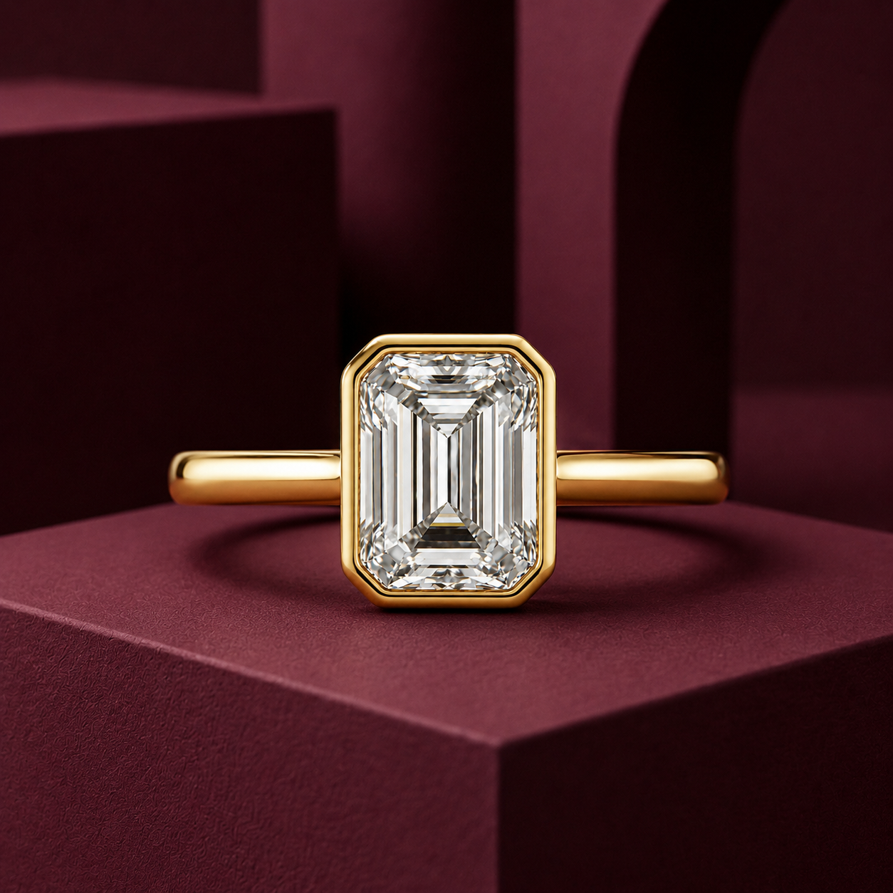 emerald cut diamond ring, solitaire rings, halo rings, gold rings, emerald cut engagement ring, gold rings for women, 14k gold rings, white gold rings, lab grown diamond rings, diamond rings for women, diamond rings, valentines gift for her, birthday gift for her, moissanite rings, 925 silver rings