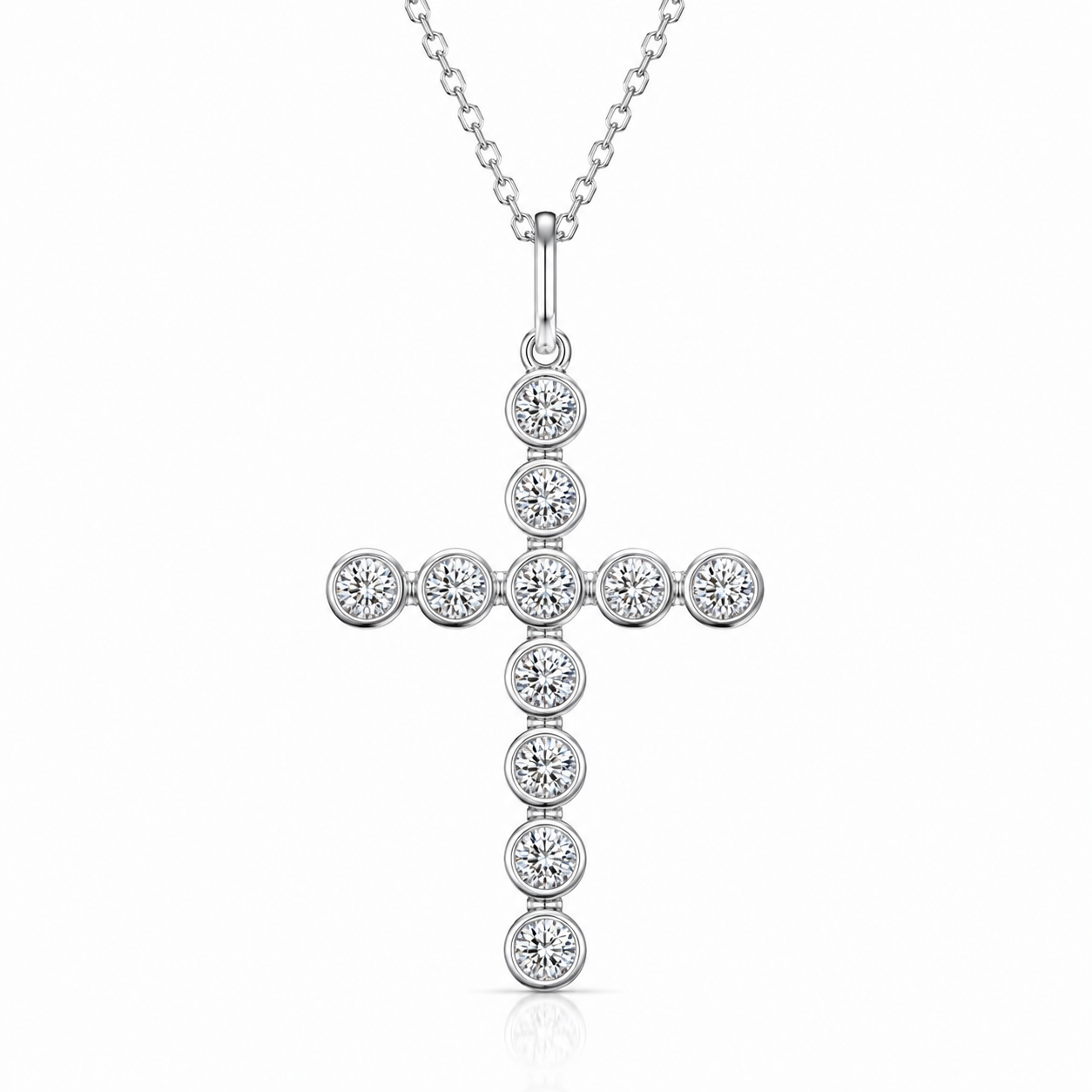 cross pendant, diamond cross pendant, cross pendant necklace, silver pendant necklace, diamond pendant, custom moissanite pendant, gold necklace, gold necklace women, white gold necklace, 14k gold necklace, valentines gift for her, birthday gift for her
