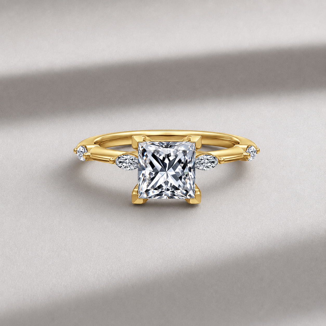 princess cut diamond ring, solitaire rings, halo rings, gold rings, princess cut engagement ring, gold rings for women, 14k gold rings, white gold rings, lab grown diamond rings, diamond rings for women, diamond rings, valentines gift for her, birthday gift for her, moissanite rings, 925 silver rings