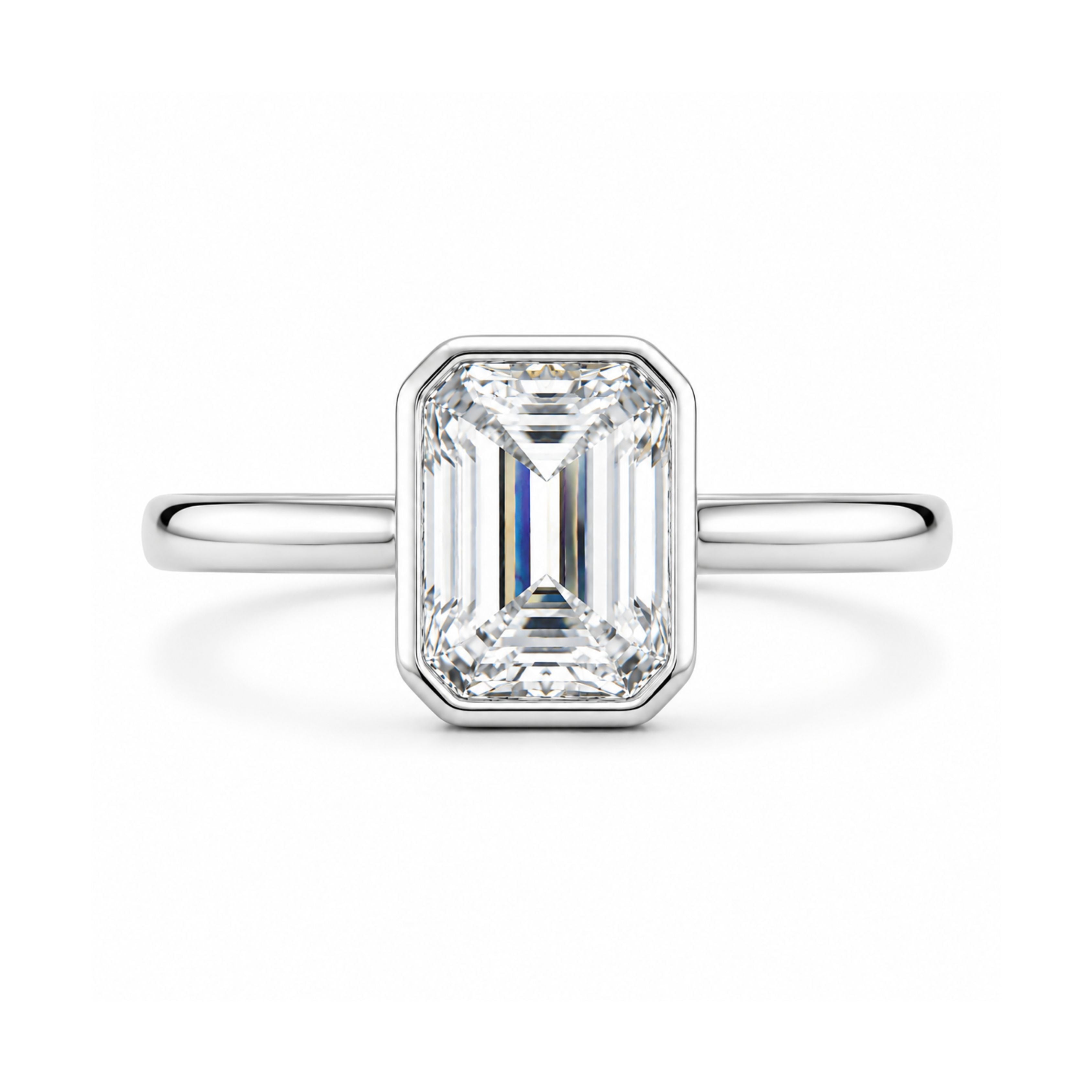 emerald cut diamond ring, solitaire rings, halo rings, gold rings, emerald cut engagement ring, gold rings for women, 14k gold rings, white gold rings, lab grown diamond rings, diamond rings for women, diamond rings, valentines gift for her, birthday gift for her, moissanite rings, 925 silver rings