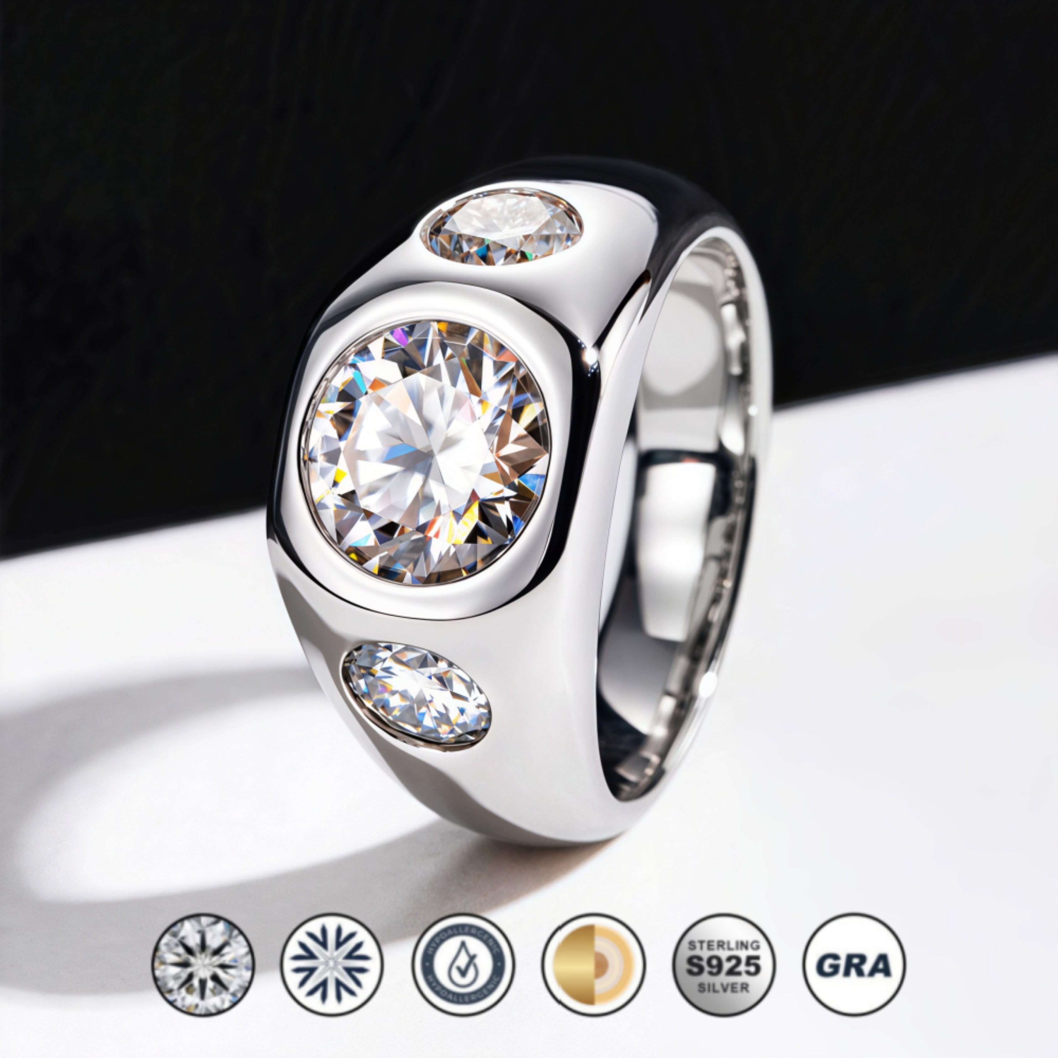 round cut diamond ring, round cut engagement ring, solitaire rings, halo rings, gold rings, engagement rings, engagement rings for women, moissanite engagement rings, gold rings for women, 14k gold rings, white gold rings, lab grown diamond rings, diamond rings for women, diamond rings, valentines gift for her, birthday gift for her, moissanite rings, 925 silver rings