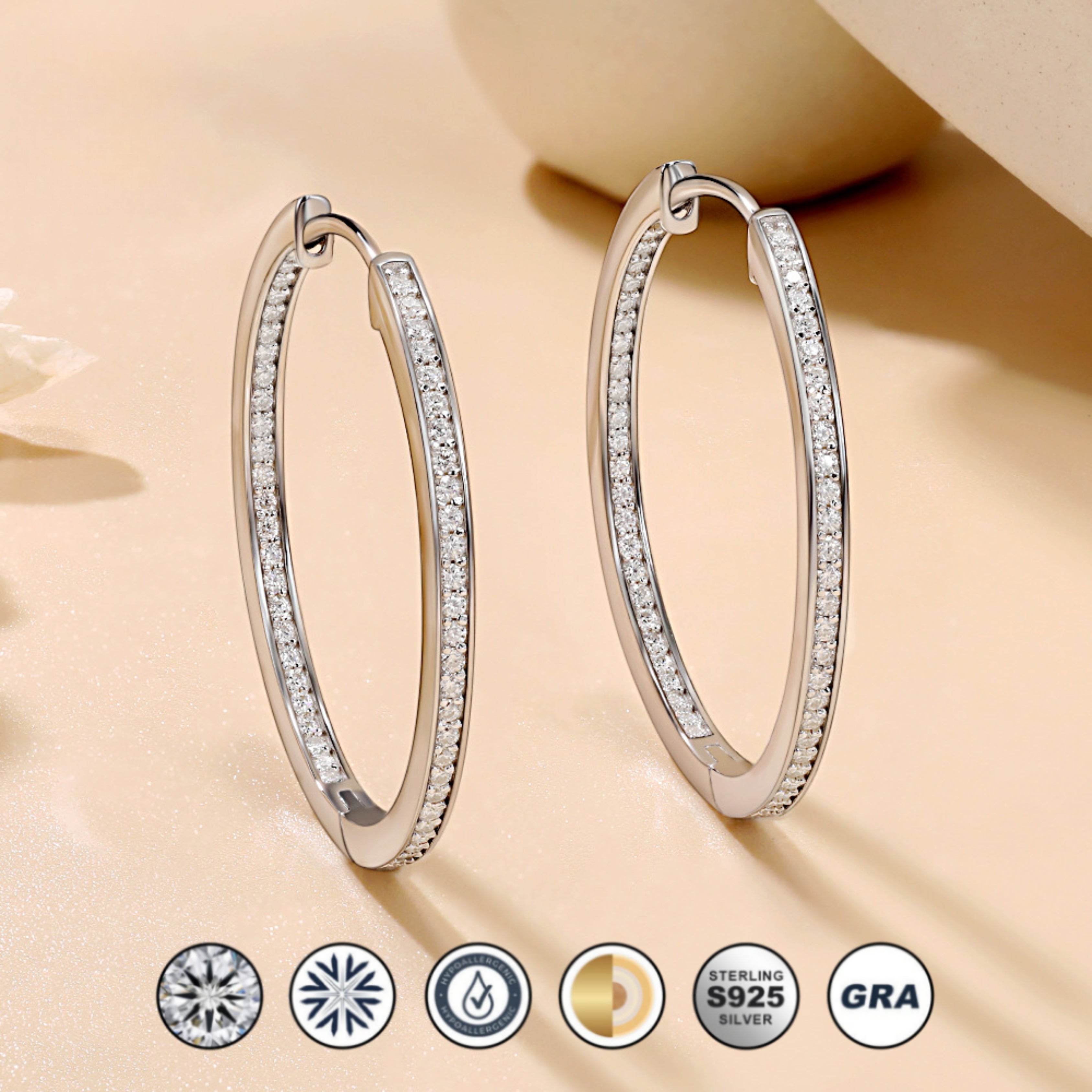 earrings, huggie earrings, diamond earrings, gold earrings, hoop earrings, gold huggie earrings, lab grown diamond earrings, real diamond earrings, lab created diamond earrings, valentines gift for her, birthday gift for her