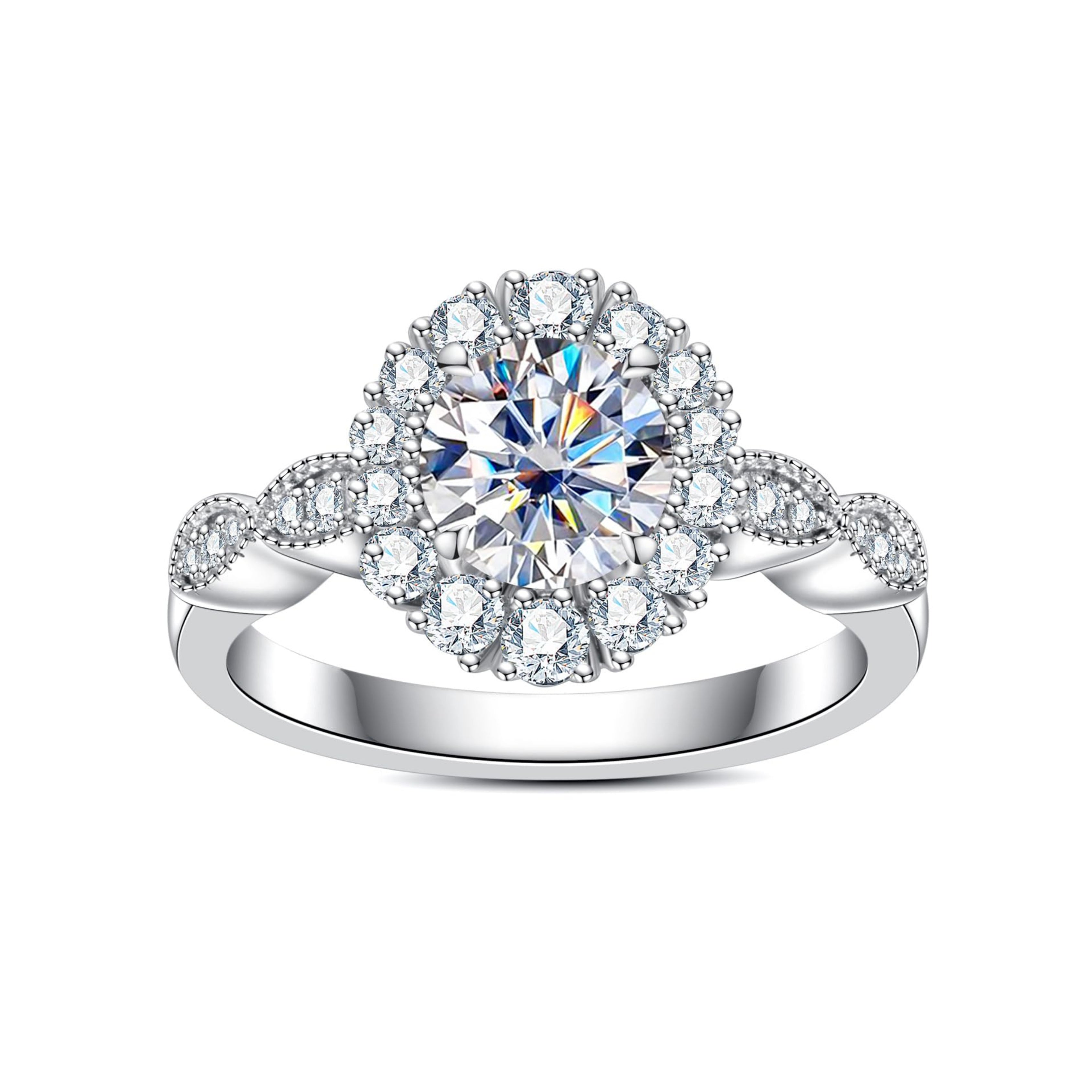 round cut diamond ring, solitaire rings, halo rings, gold rings, emerald cut engagement ring, gold rings for women, 14k gold rings, white gold rings, lab grown diamond rings, diamond rings for women, diamond rings, valentines gift for her, birthday gift for her, moissanite rings, 925 silver rings
