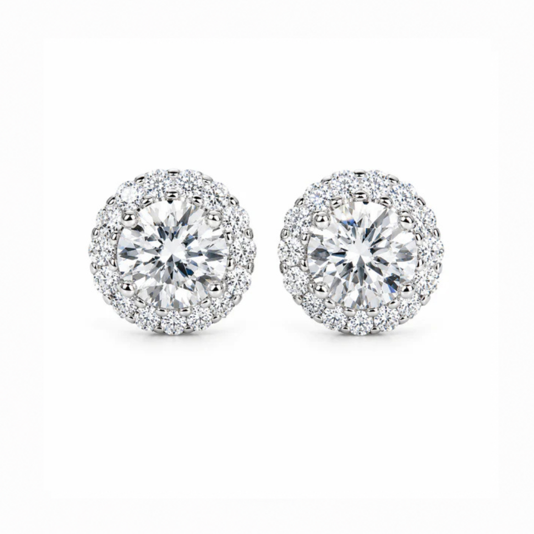 studs, diamond earrings, gold earrings, earrings for women, stud earrings, diamond stud earrings, van cleef earrings, dior earrings, moissanite earrings, silver earrings, sterling silver earrings, silver earrings for women, gift for her, valentines gift for her, birthday gift for her, solitaire studs, moiss