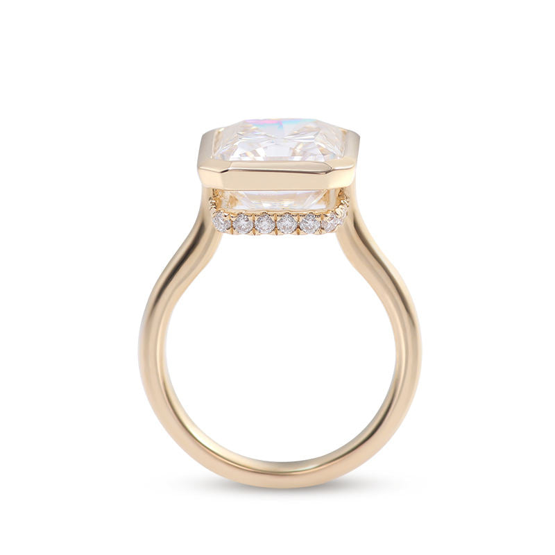 solitaire rings, gold rings, radiant cut engagement ring, gold rings for women, 14k gold rings, white gold rings, lab grown diamond rings, diamond rings for women, diamond rings, valentines gift for her, birthday gift for her, moissanite rings