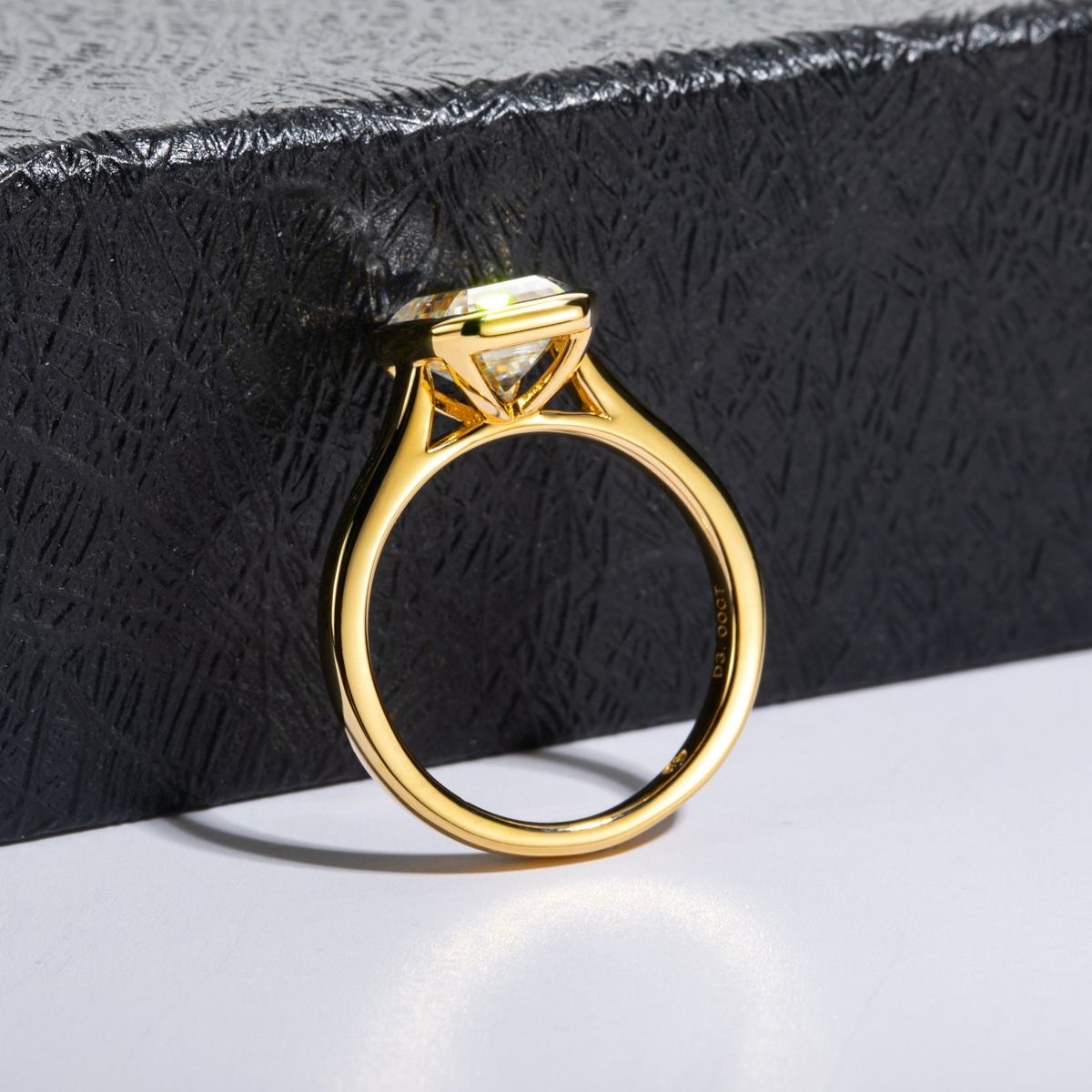 emerald cut diamond ring, solitaire rings, halo rings, gold rings, emerald cut engagement ring, gold rings for women, 14k gold rings, white gold rings, lab grown diamond rings, diamond rings for women, diamond rings, valentines gift for her, birthday gift for her, moissanite rings, 925 silver rings