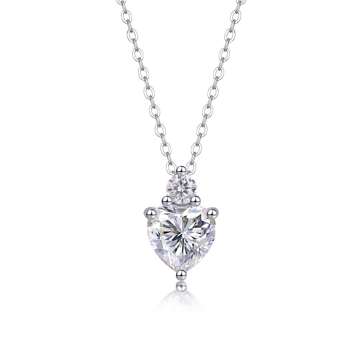 moissanite pendant, pendant necklace, gold pendant necklace, silver pendant necklace, diamond pendant, custom moissanite pendant, gold necklace, gold necklace women, white gold necklace, 14k gold necklace, valentines gift for her, birthday gift for her