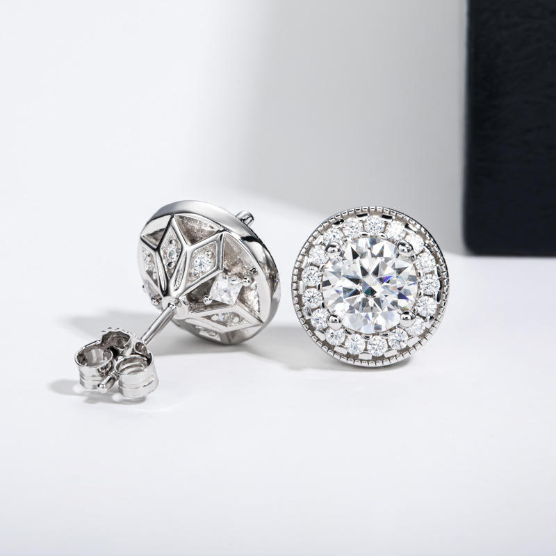 studs, diamond earrings, gold earrings, earrings for women, stud earrings, diamond stud earrings, van cleef earrings, dior earrings, moissanite earrings, silver earrings, sterling silver earrings, silver earrings for women, gift for her, valentines gift for her, birthday gift for her, solitaire studs, moiss