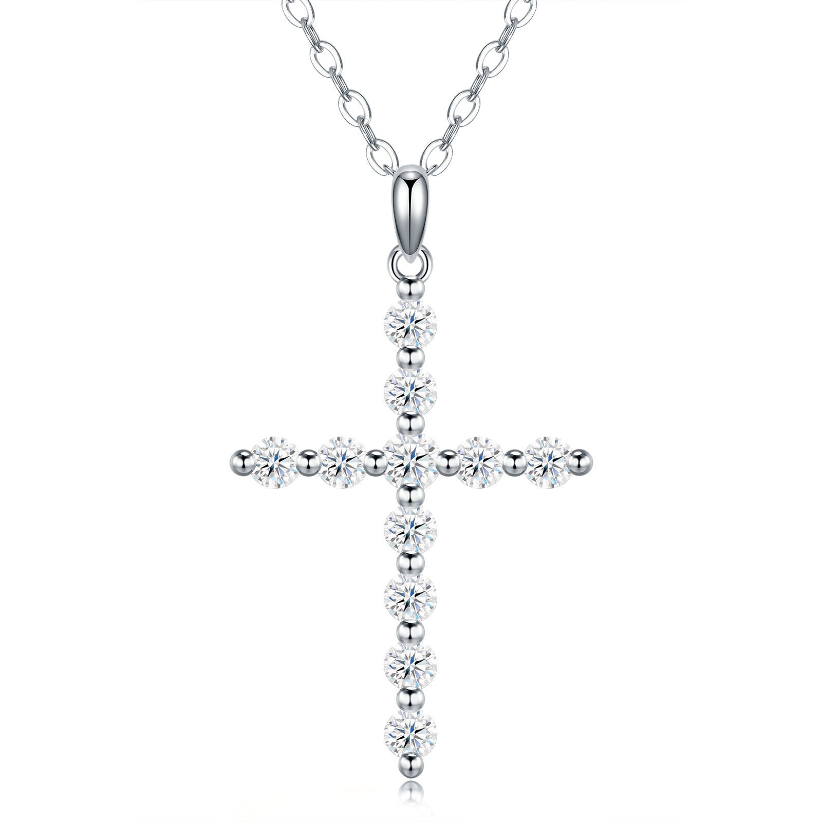 cross pendant, diamond cross pendant, cross pendant necklace, silver pendant necklace, diamond pendant, custom moissanite pendant, gold necklace, gold necklace women, white gold necklace, 14k gold necklace, valentines gift for her, birthday gift for her