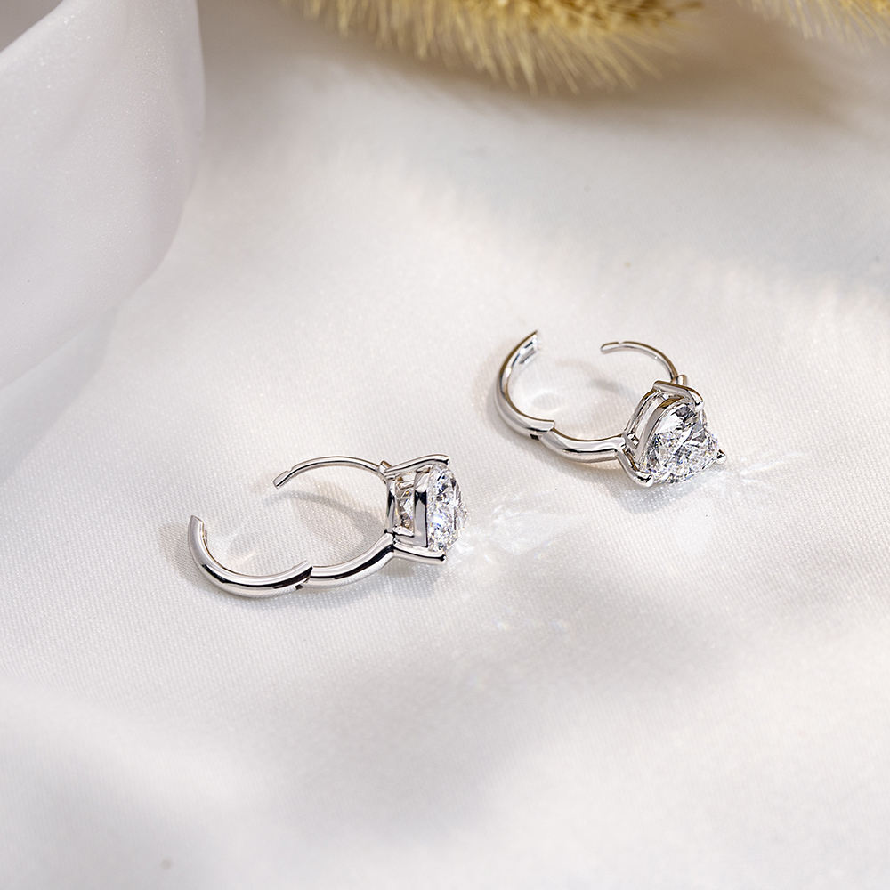 gold hoop earrings, hoop earrings, silver hoop earrings, diamond hoop earrings, diamond earrings, diamond earrings for women, lab grown diamond earrings, real diamond earrings, lab created diamond earrings, valentines gift for her, birthday gift for her