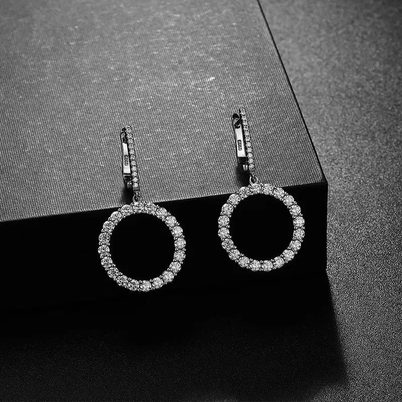 diamond earrings, diamond earrings for women, lab grown diamond earrings, 1 carat diamond earrings, moissanite earrings, silver drop earrings, gold dangle earrings, silver dangle earrings, luxury earrings, valentines gift for her