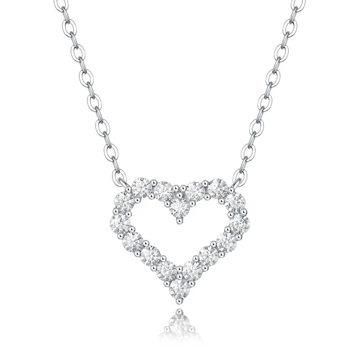 heart pendant necklace, diamond necklace, initial necklace, gold necklace, pendant necklace, gold pendant necklace, silver pendant necklace, diamond pendant, custom moissanite pendant, gold necklace, gold necklace women, white gold necklace, 14k gold necklace, valentines gift for her, birthday gift for her