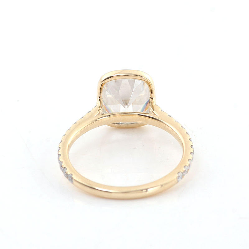 solitaire rings, gold rings, cushion cut engagement ring, gold rings for women, 14k gold rings, white gold rings, lab grown diamond rings, diamond rings for women, diamond rings, valentines gift for her, birthday gift for her, moissanite rings