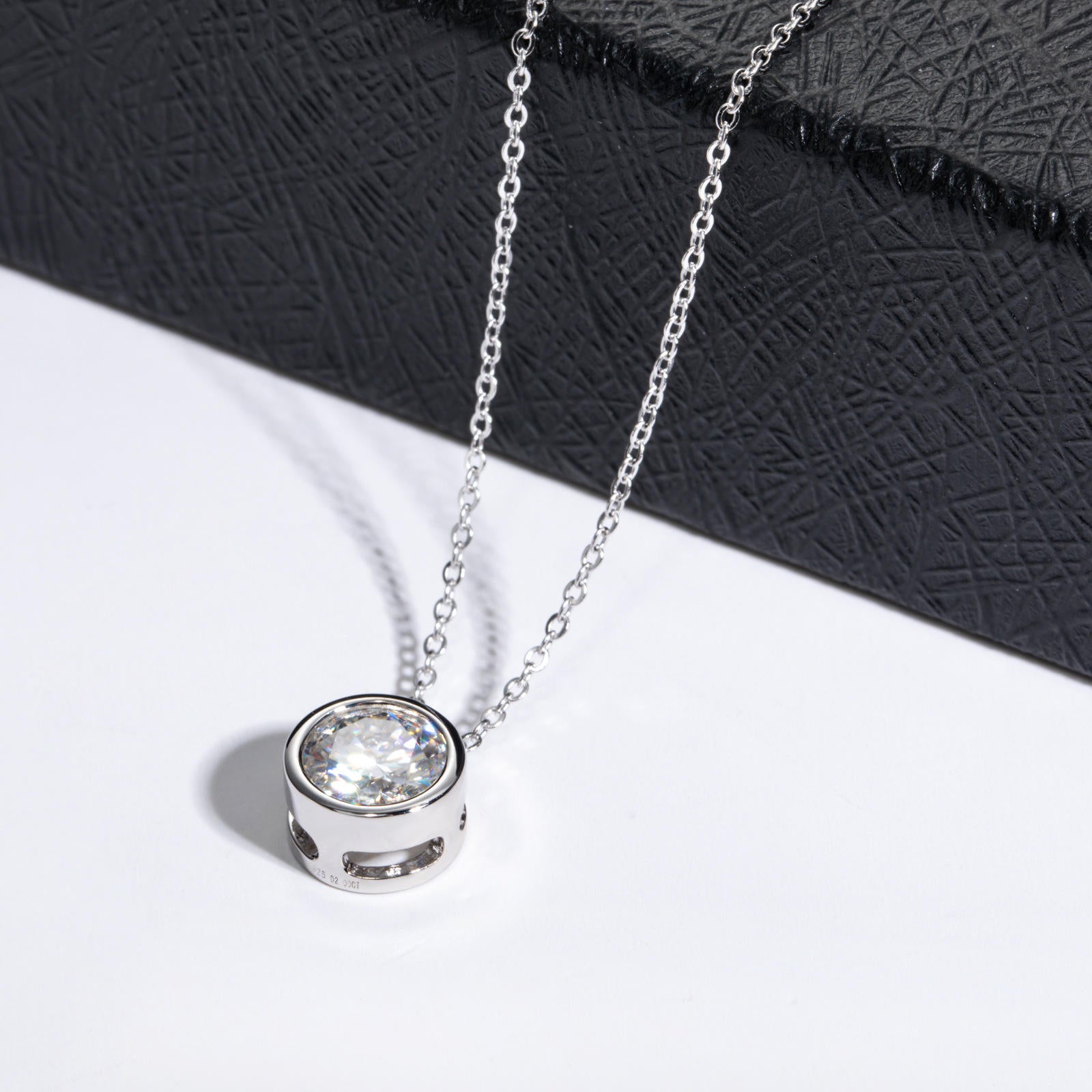 moissanite pendant, pendant necklace, gold pendant necklace, silver pendant necklace, diamond pendant, custom moissanite pendant, gold necklace, gold necklace women, white gold necklace, 14k gold necklace, valentines gift for her, birthday gift for her