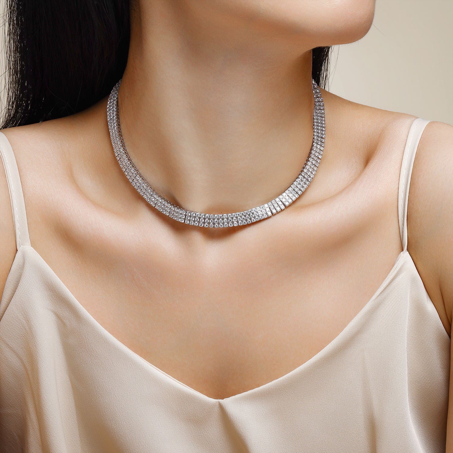 tennis necklace, diamond tennis necklace, tennis necklace diamond, lab grown tennis necklace, tennis necklace womens, lab grown diamond tennis necklace, moissanite tennis necklace, lab diamond tennis necklace, old necklace, gold necklace women, white gold necklace, 14k gold necklace, valentines gift for her, birthday gift for her