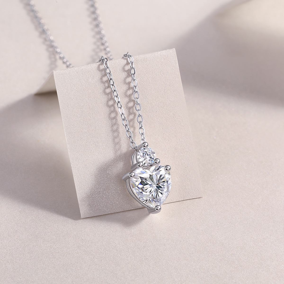 moissanite pendant, pendant necklace, gold pendant necklace, silver pendant necklace, diamond pendant, custom moissanite pendant, gold necklace, gold necklace women, white gold necklace, 14k gold necklace, valentines gift for her, birthday gift for her