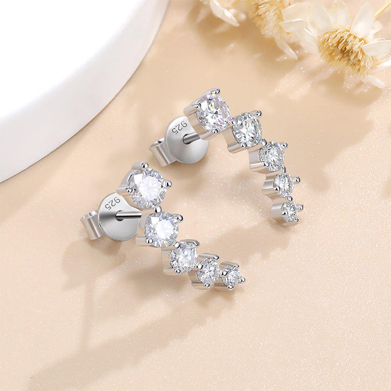 studs, diamond earrings, gold earrings, earrings for women, stud earrings, diamond stud earrings, van cleef earrings, dior earrings, moissanite earrings, silver earrings, sterling silver earrings, silver earrings for women, gift for her, valentines gift for her, birthday gift for her, solitaire studs, 14k gold stud earrings