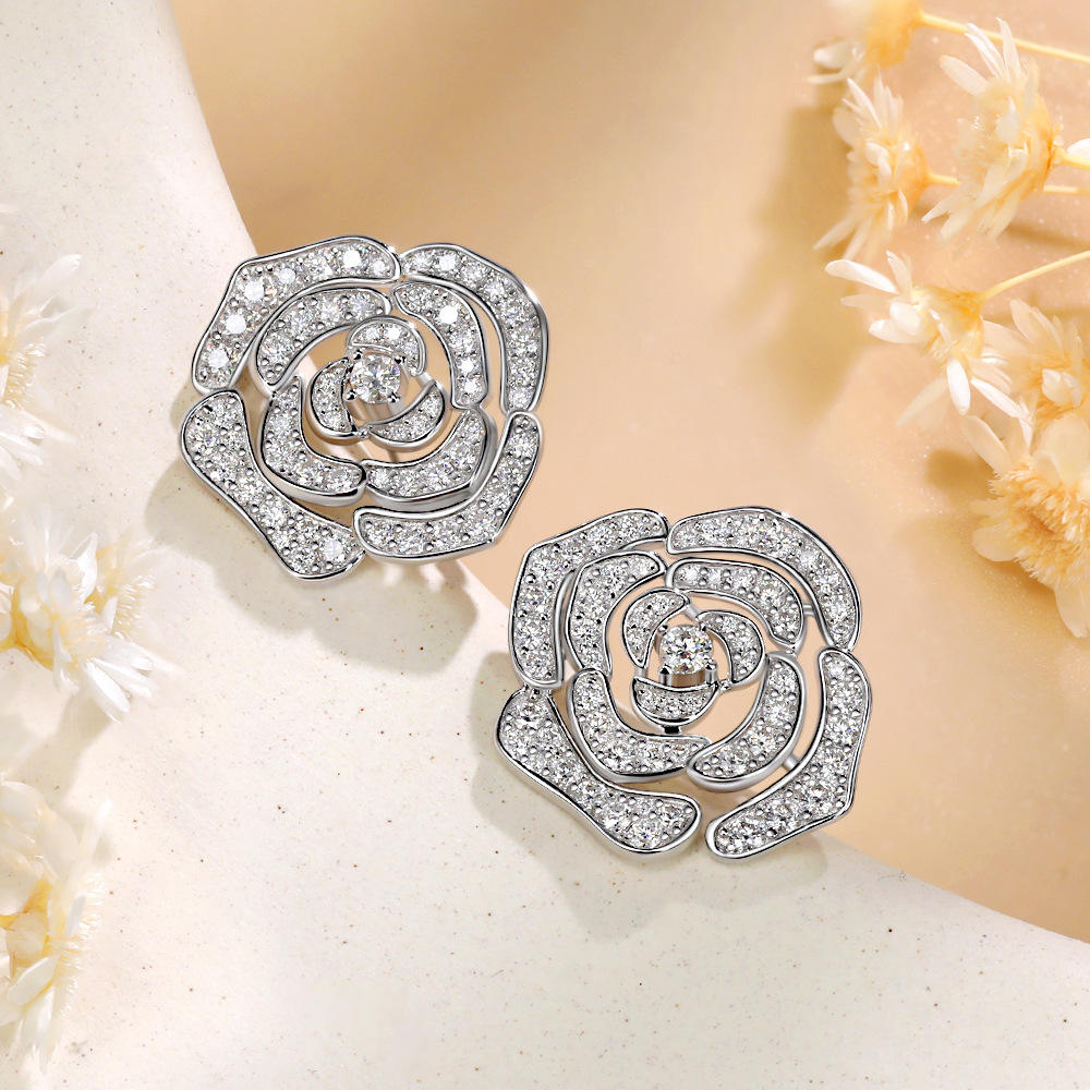 studs, diamond earrings, gold earrings, earrings for women, stud earrings, diamond stud earrings, van cleef earrings, dior earrings, moissanite earrings, silver earrings, sterling silver earrings, silver earrings for women, gift for her, valentines gift for her, birthday gift for her, solitaire studs, 14k gold stud earrings