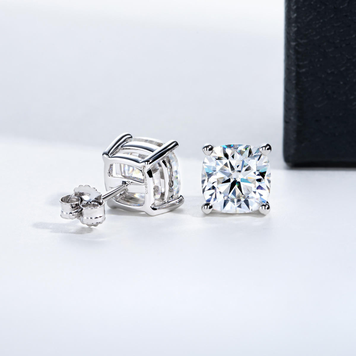 studs, diamond earrings, gold earrings, earrings for women, stud earrings, diamond stud earrings, van cleef earrings, dior earrings, moissanite earrings, silver earrings, sterling silver earrings, silver earrings for women, gift for her, valentines gift for her, birthday gift for her, solitaire studs, moiss