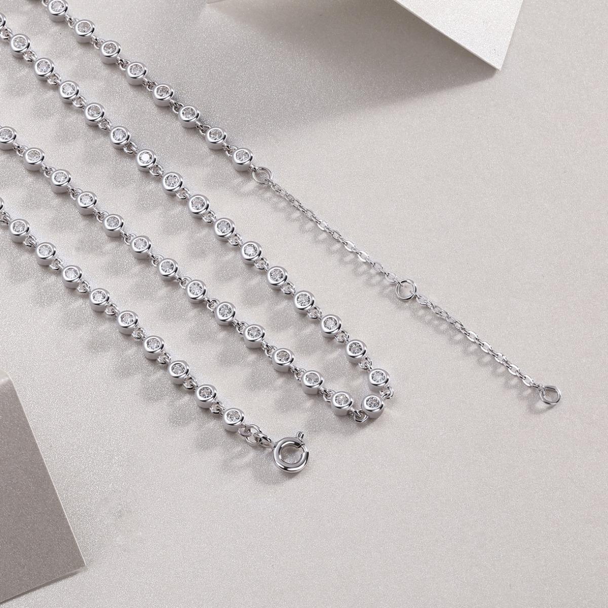 diamond station necklace, station necklace, tennis necklace, diamond tennis necklace, tennis necklace diamond, lab grown tennis necklace, tennis necklace womens, lab grown diamond tennis necklace, moissanite tennis necklace, lab diamond tennis necklace, old necklace, gold necklace women, white gold necklace, 14k gold necklace, valentines gift for her, birthday gift for her