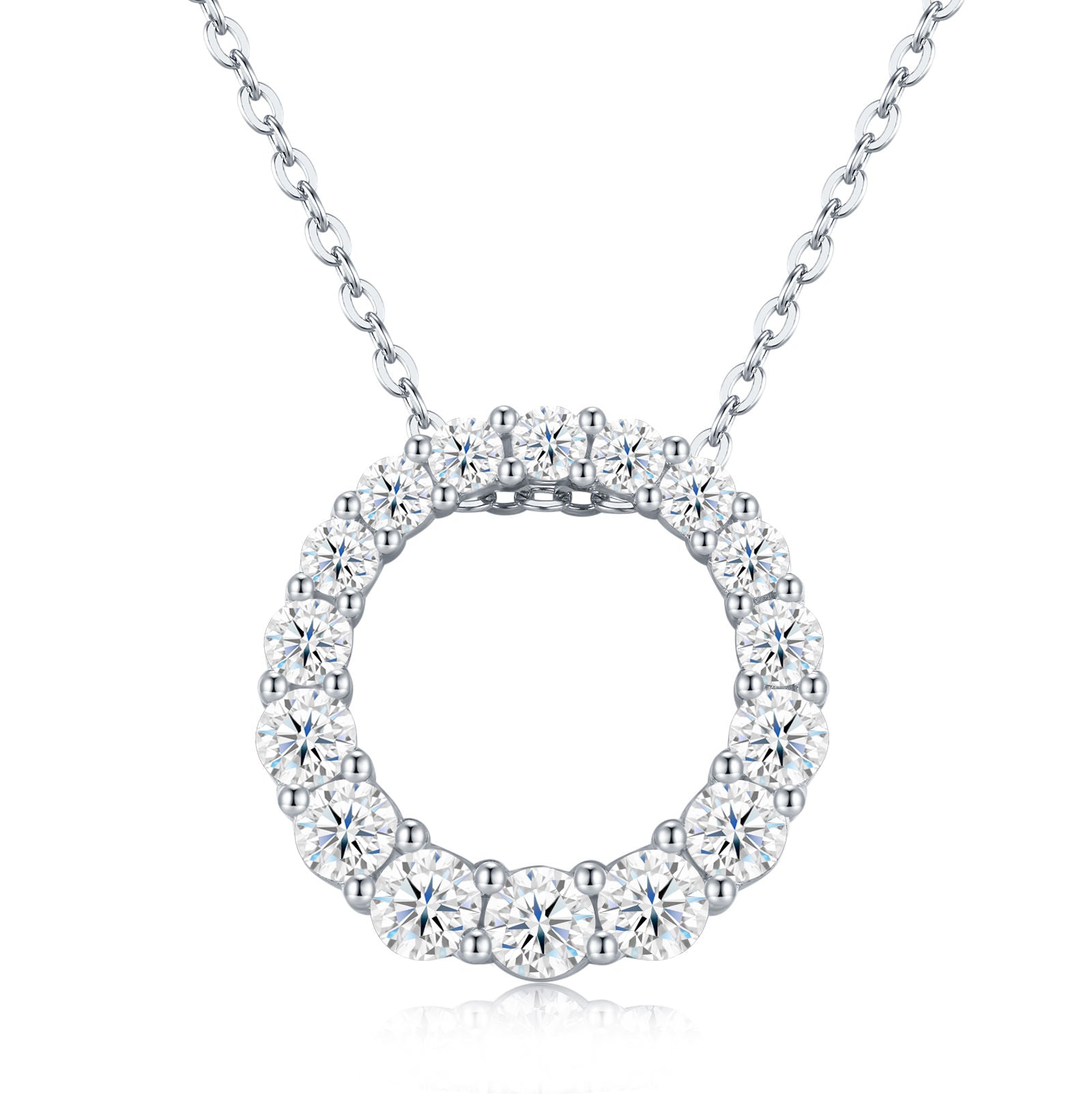 moissanite pendant, pendant necklace, gold pendant necklace, silver pendant necklace, diamond pendant, custom moissanite pendant, gold necklace, gold necklace women, white gold necklace, 14k gold necklace, valentines gift for her, birthday gift for her